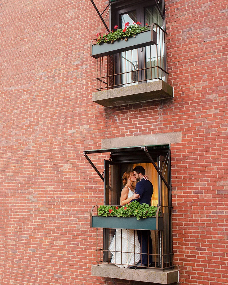 A wedding celebration at The Bostonian Hotel, Faneuil Hall, Boston, MA