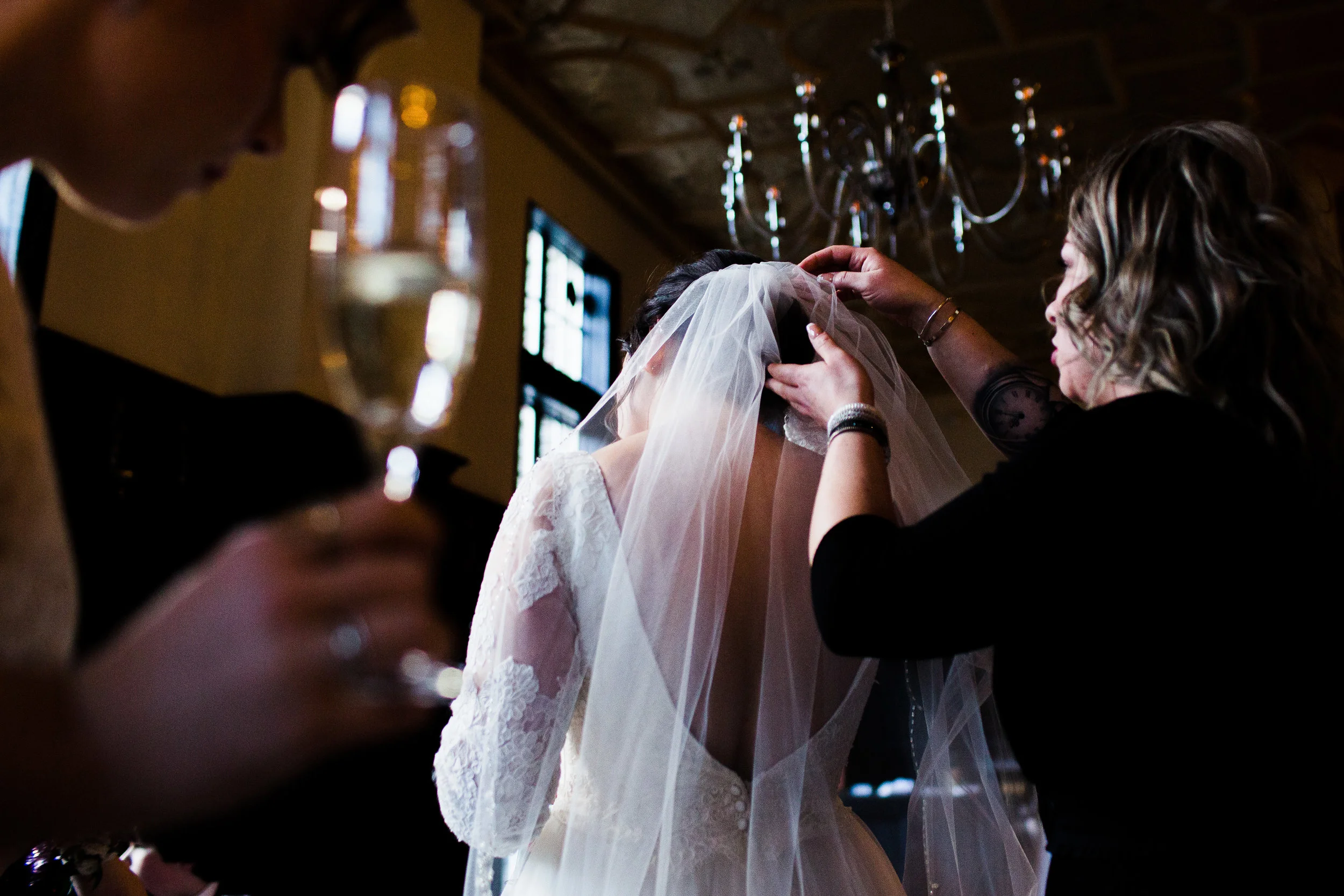 Alden Castle — candid wedding moment