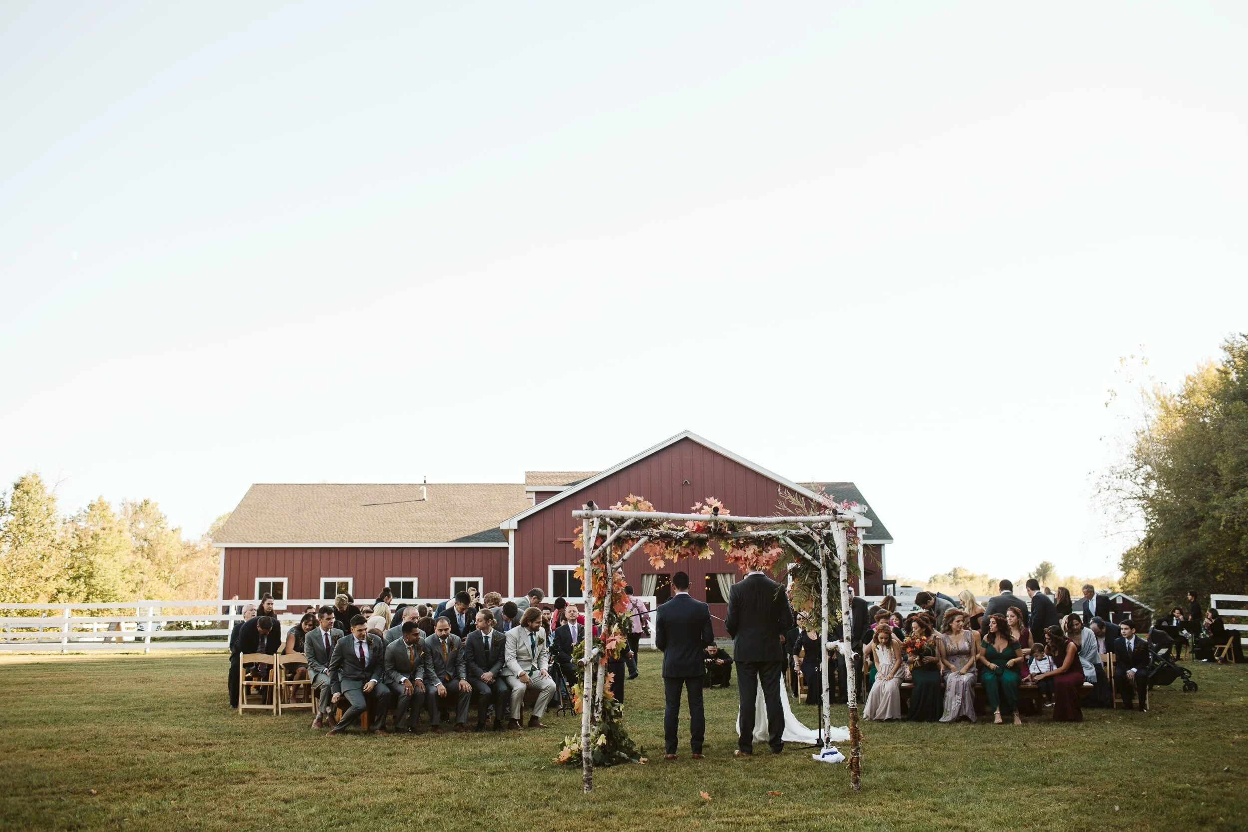 Barn at Liberty Farm — wedding photograph