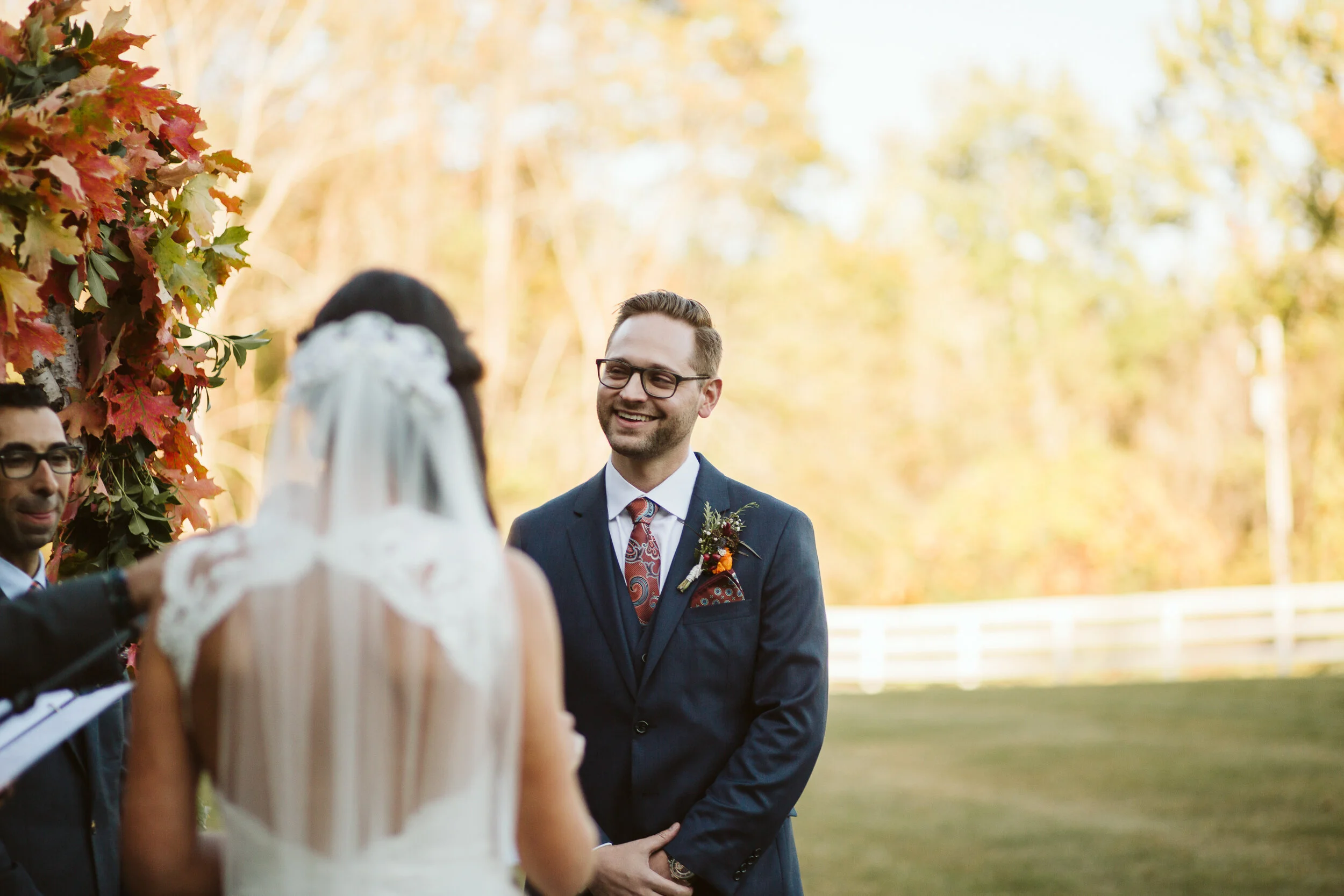 Barn at Liberty Farms Wedding 9 Barn at Liberty Farms Wedding — candid wedding moment
