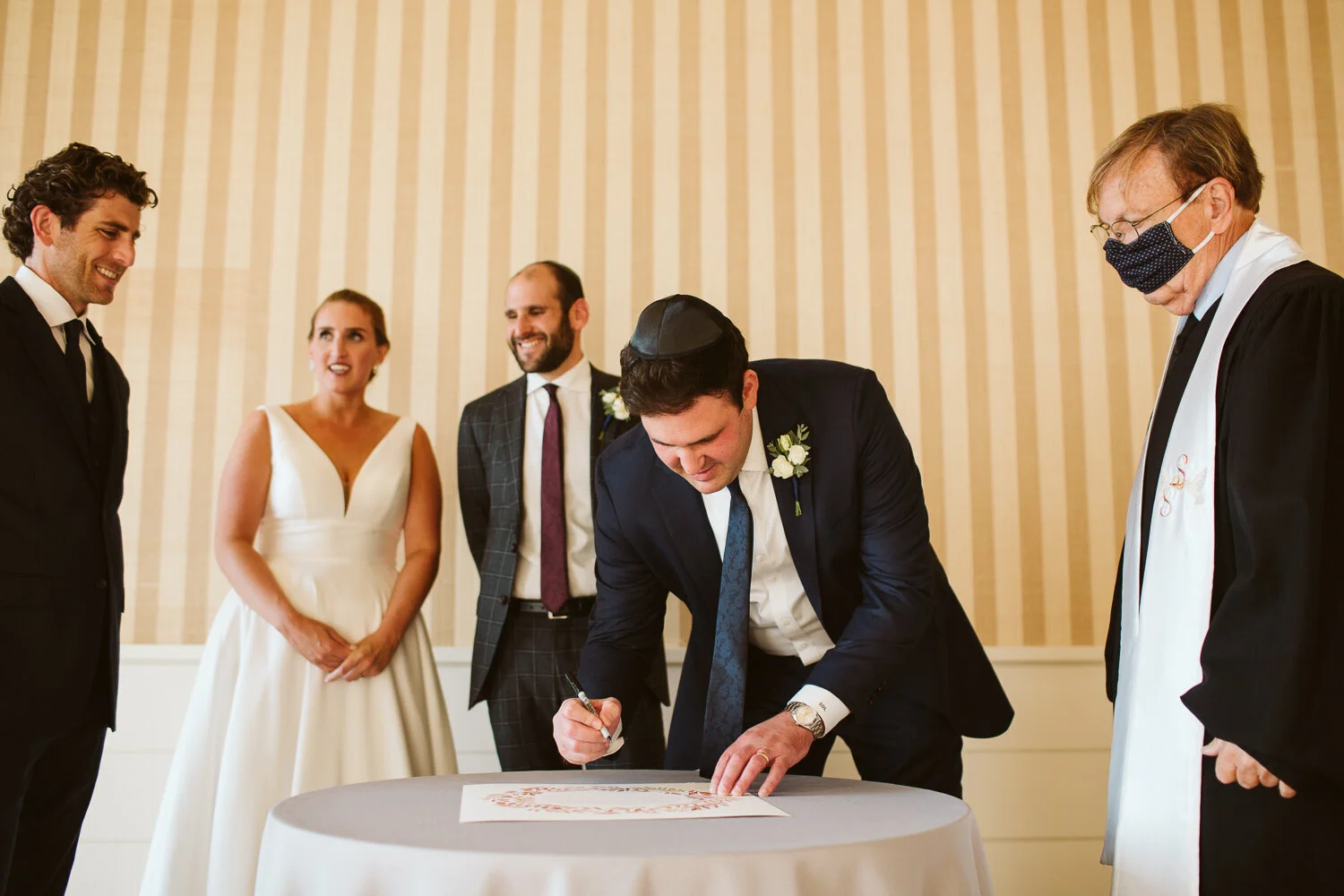 Beauport Hotel Wedding Ceremony — candid wedding moment