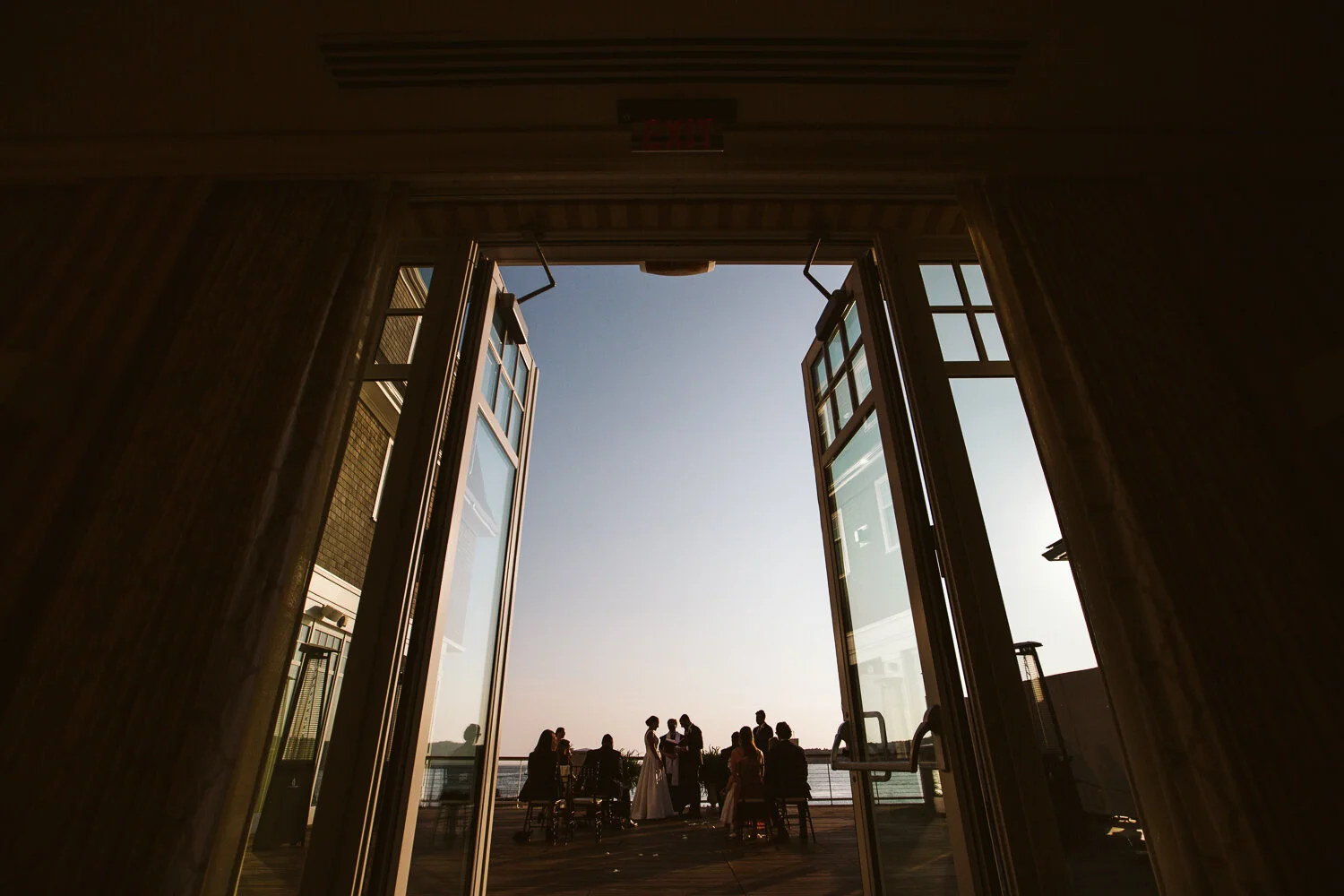 Beauport Hotel Wedding Ceremony — wedding photography by Mark Davidson