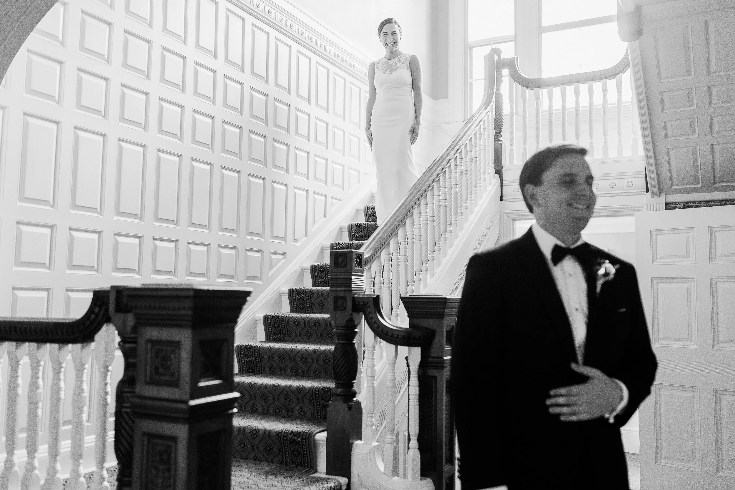 Documentary wedding photograph in Boston, MA
