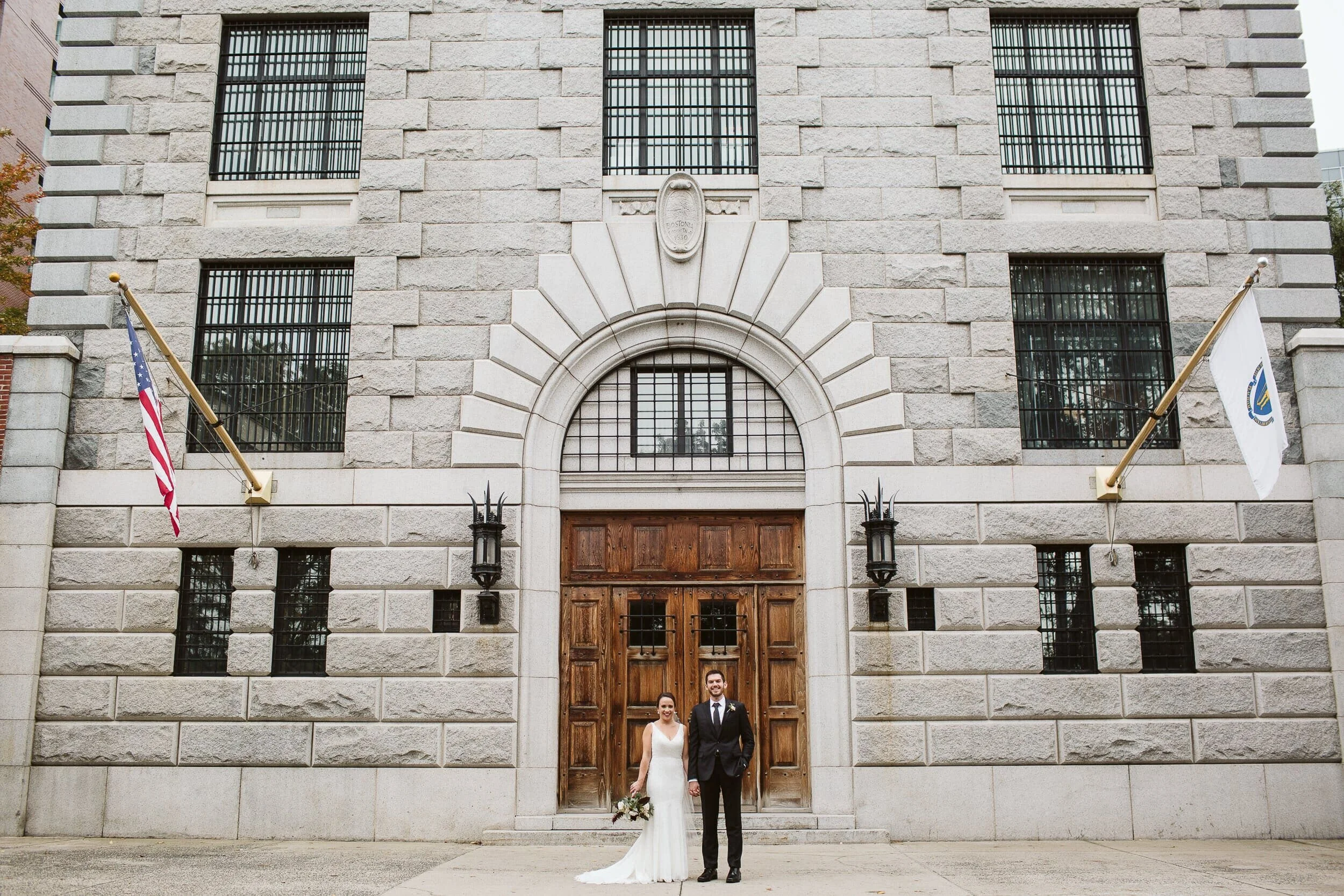 Wedding day in Boston, MA