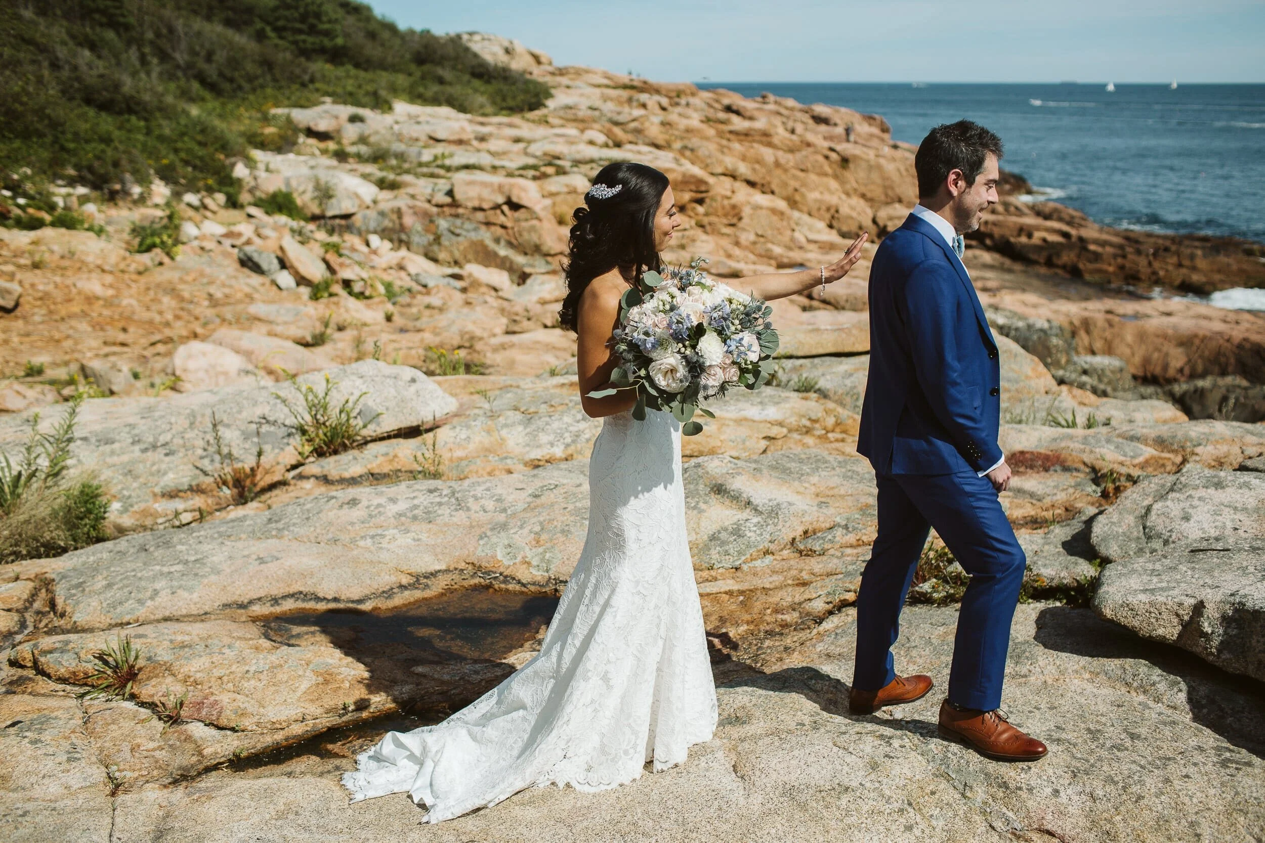 Documentary wedding photograph in Boston, MA