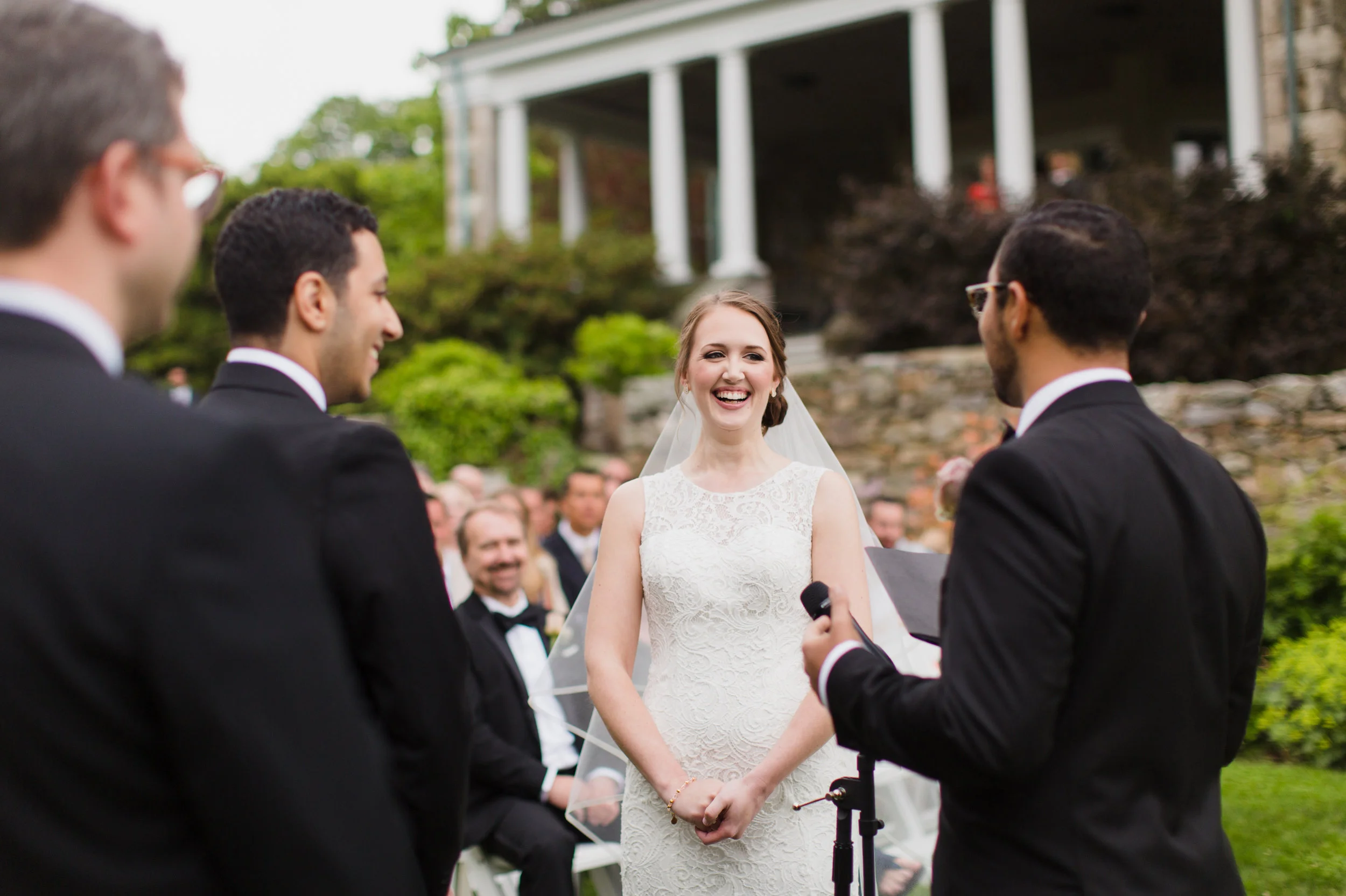 Blithewold Mansion Wedding — documentary wedding photograph