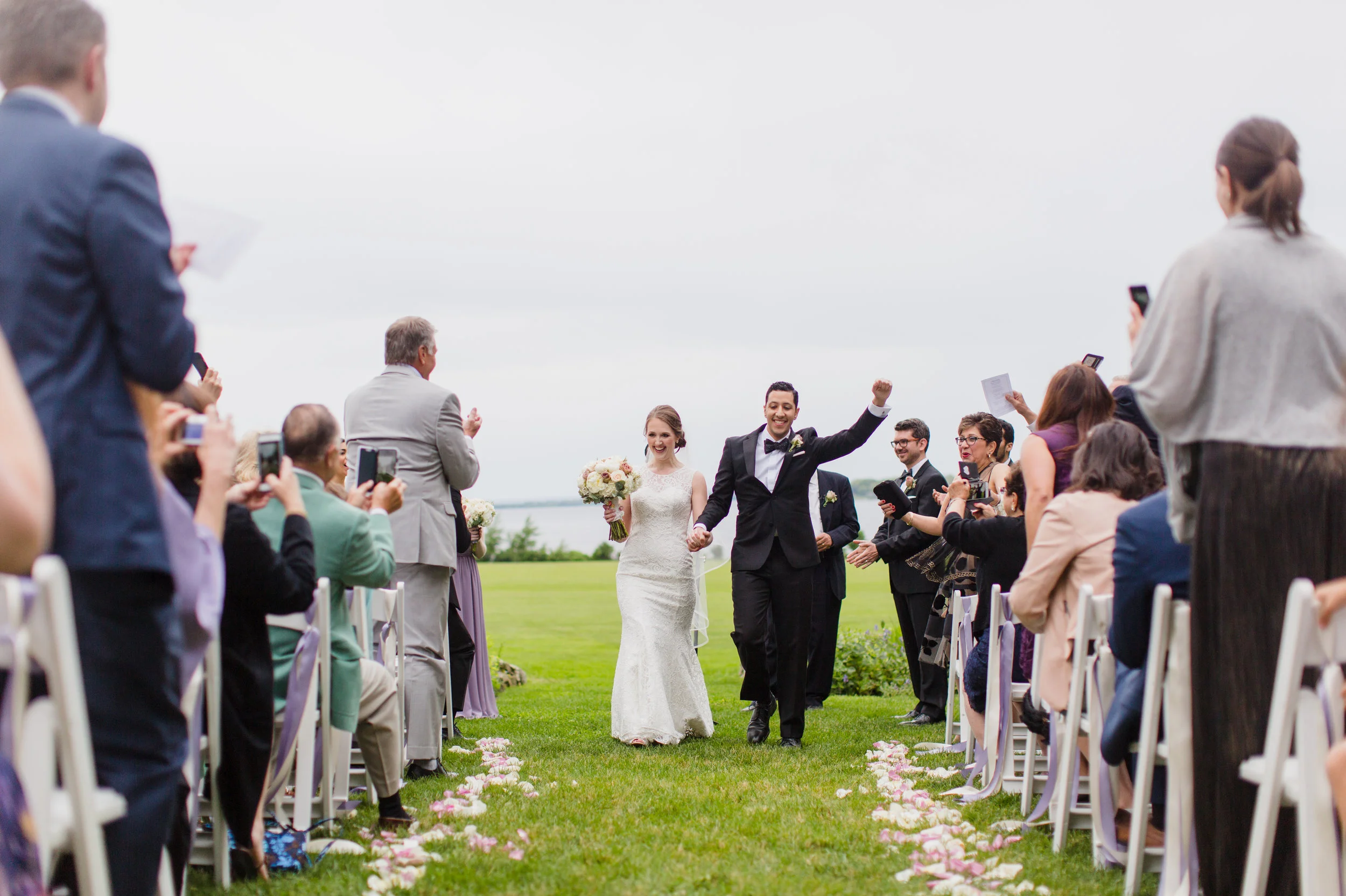 Blithewold Mansion Wedding — candid wedding moment