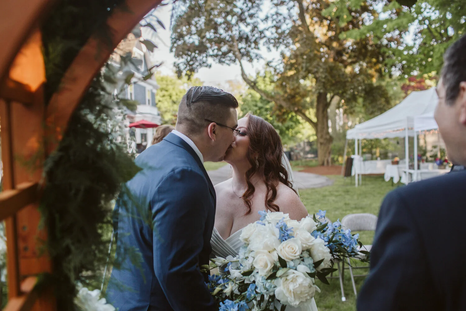Boston Covid Wedding — wedding photography by Mark Davidson