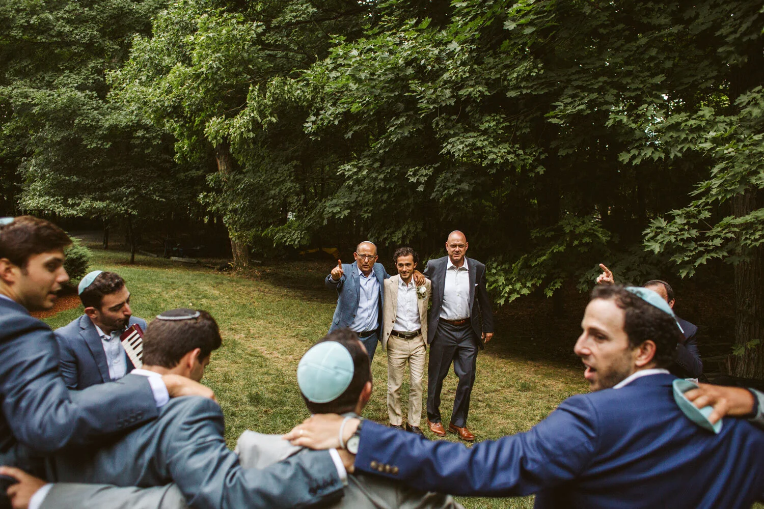 Boston Jewish Wedding Ceremony — wedding photography by Mark Davidson