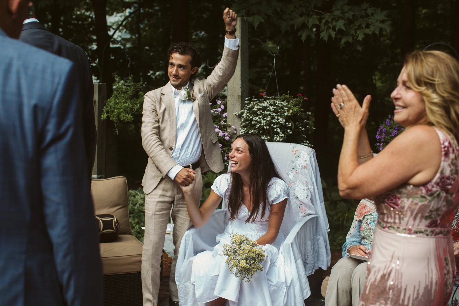 Boston Jewish Wedding Ceremony — wedding day photograph