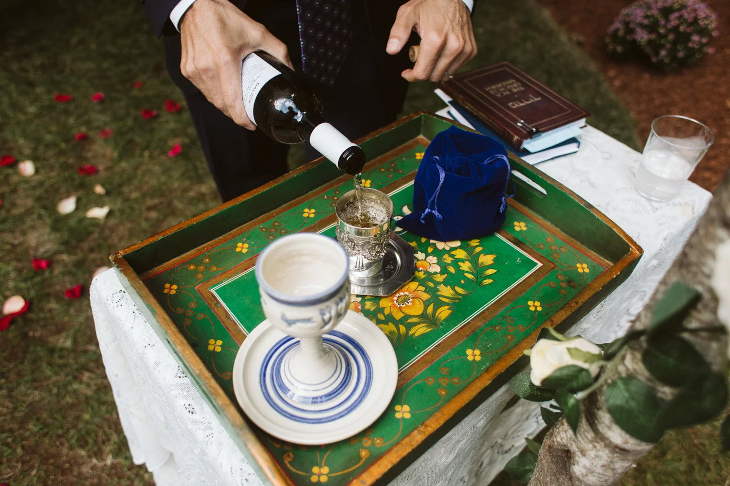Boston Jewish Wedding Ceremony — candid wedding moment