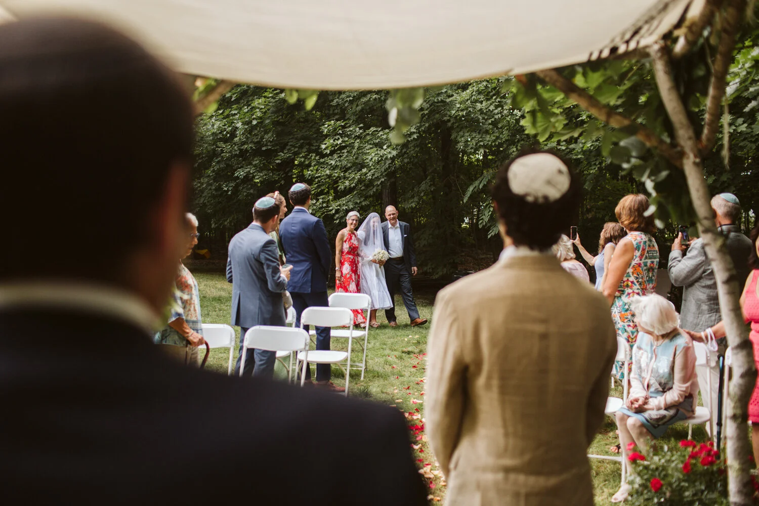 Boston Jewish Wedding Ceremony — wedding day photograph