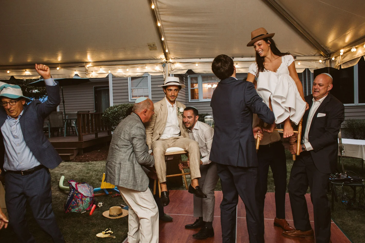 Boston Jewish Wedding Ceremony — wedding day photograph
