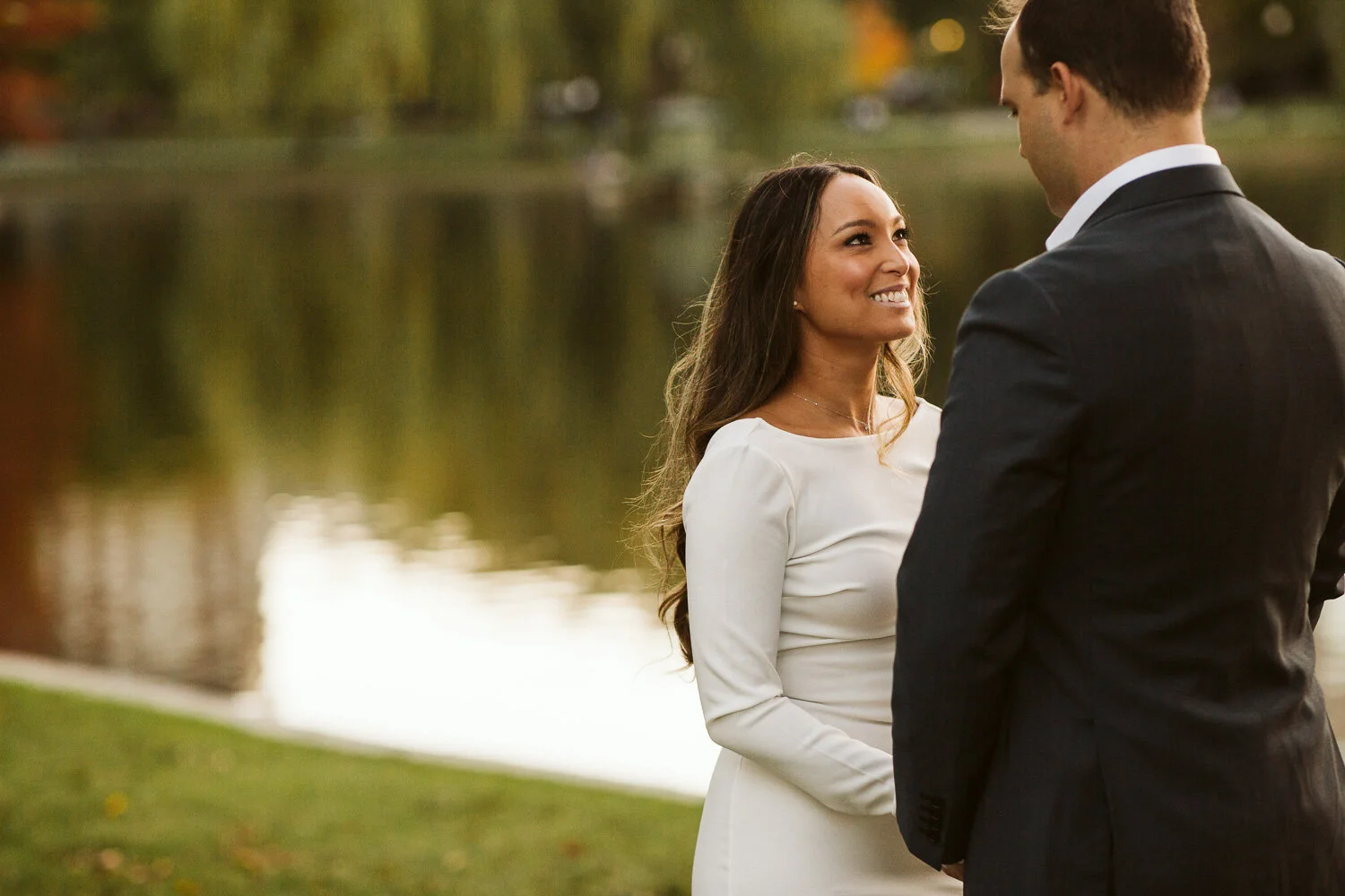 Boston Public Garden Elopement — wedding day photograph