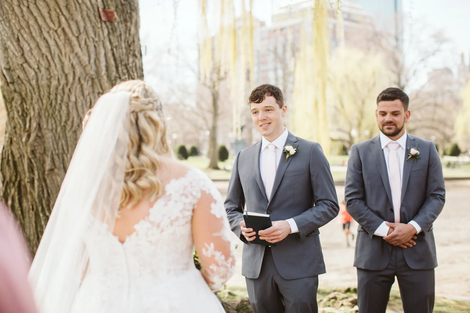 Experience the Elegance of a Boston Public Garden Wedding — wedding photograph