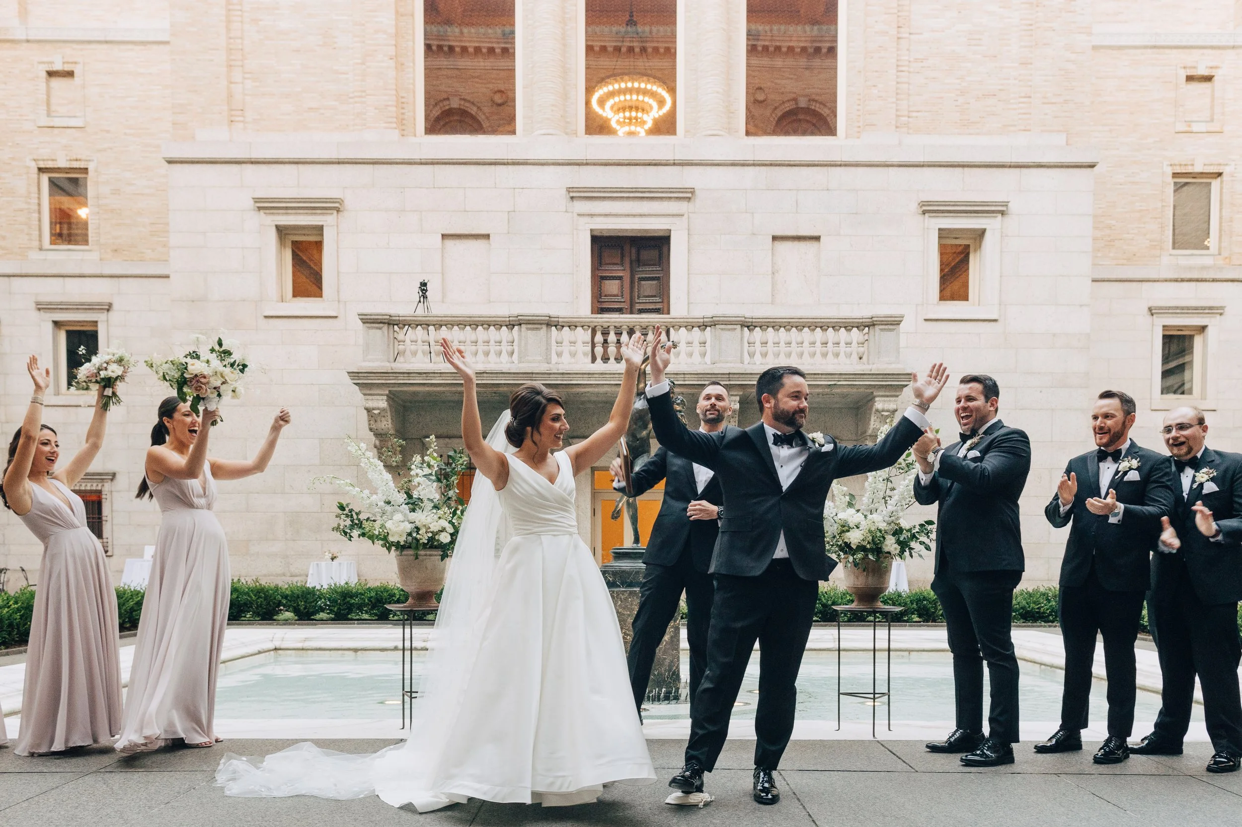 Boston Public Library Wedding 16 Boston Public Library Wedding — wedding day photograph