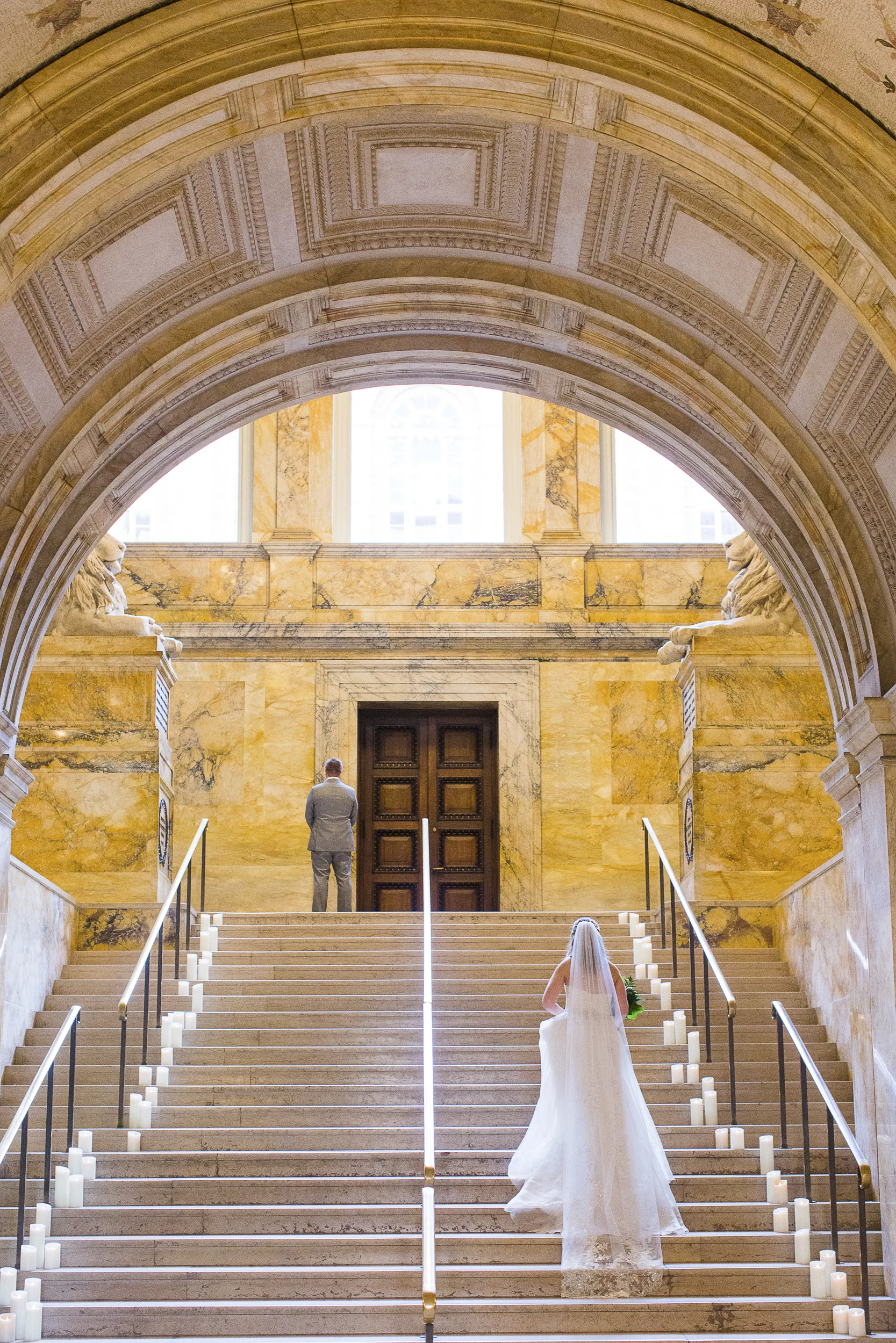 Boston Public Library — documentary wedding photography