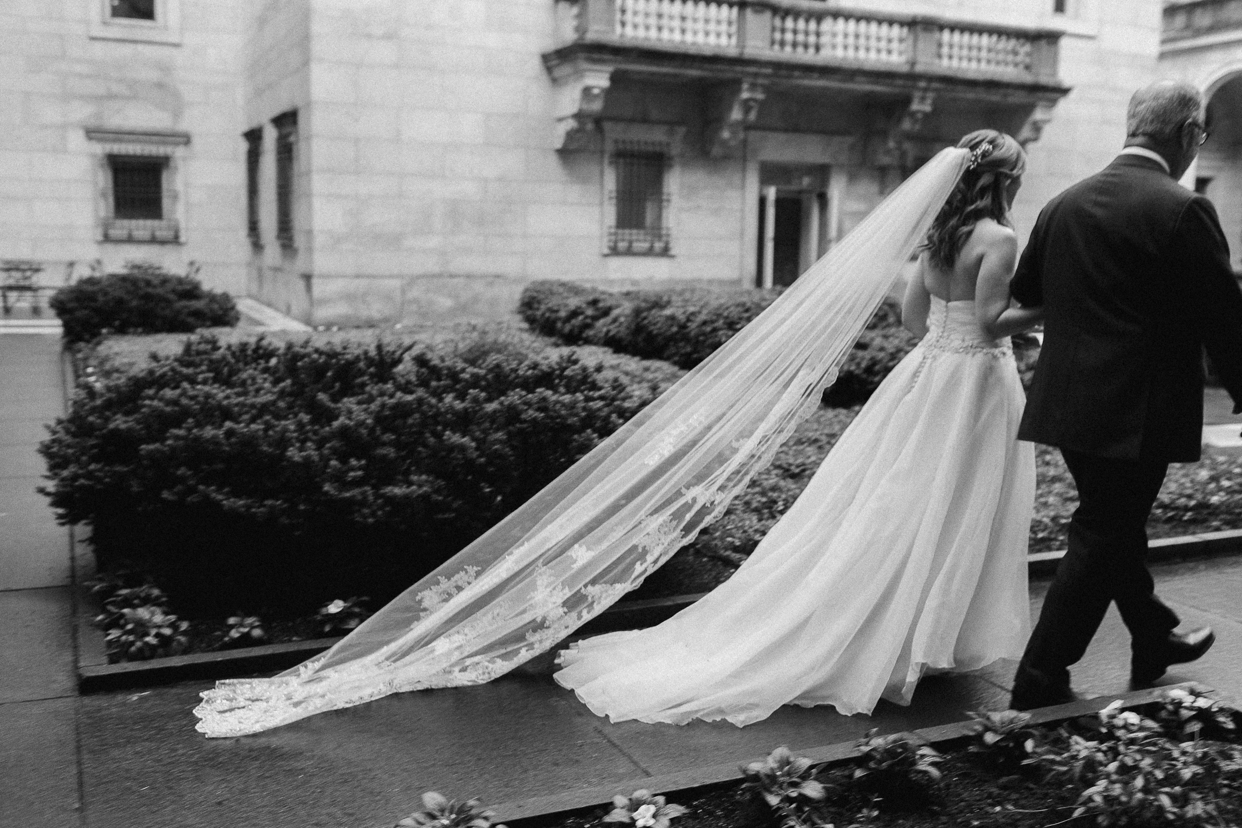 Boston Public Library — wedding photography by Mark Davidson