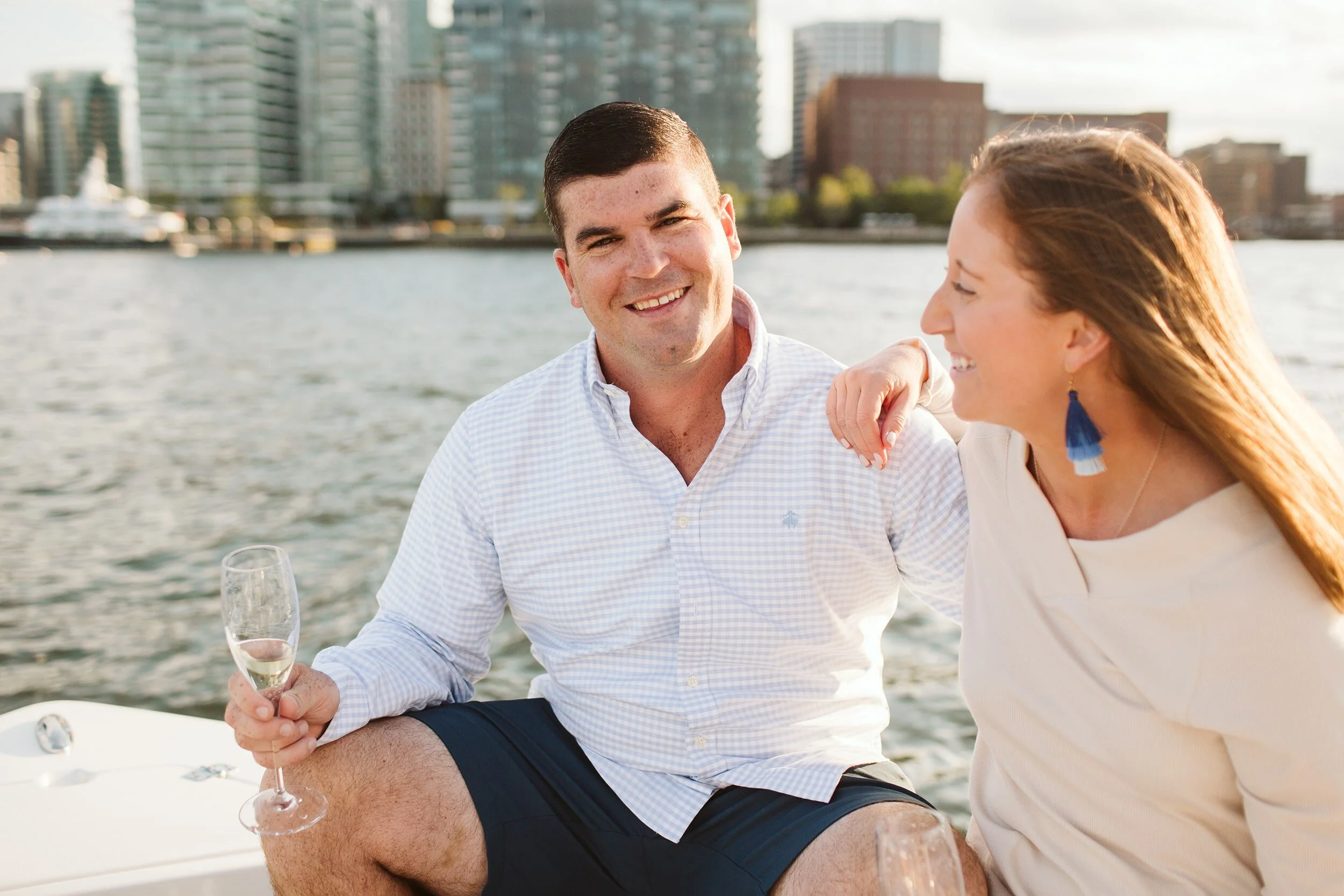 Boston Waterfront Engagement — wedding day photograph