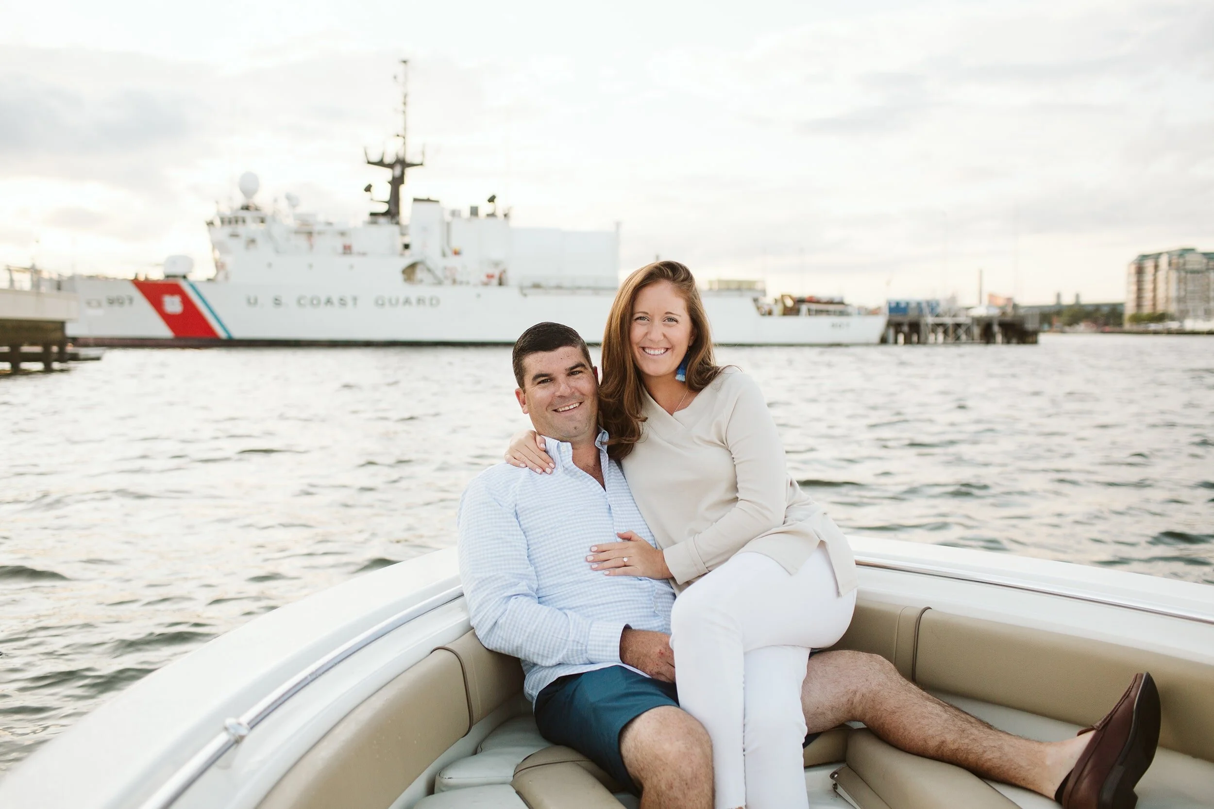 Boston Waterfront Engagement — wedding photograph