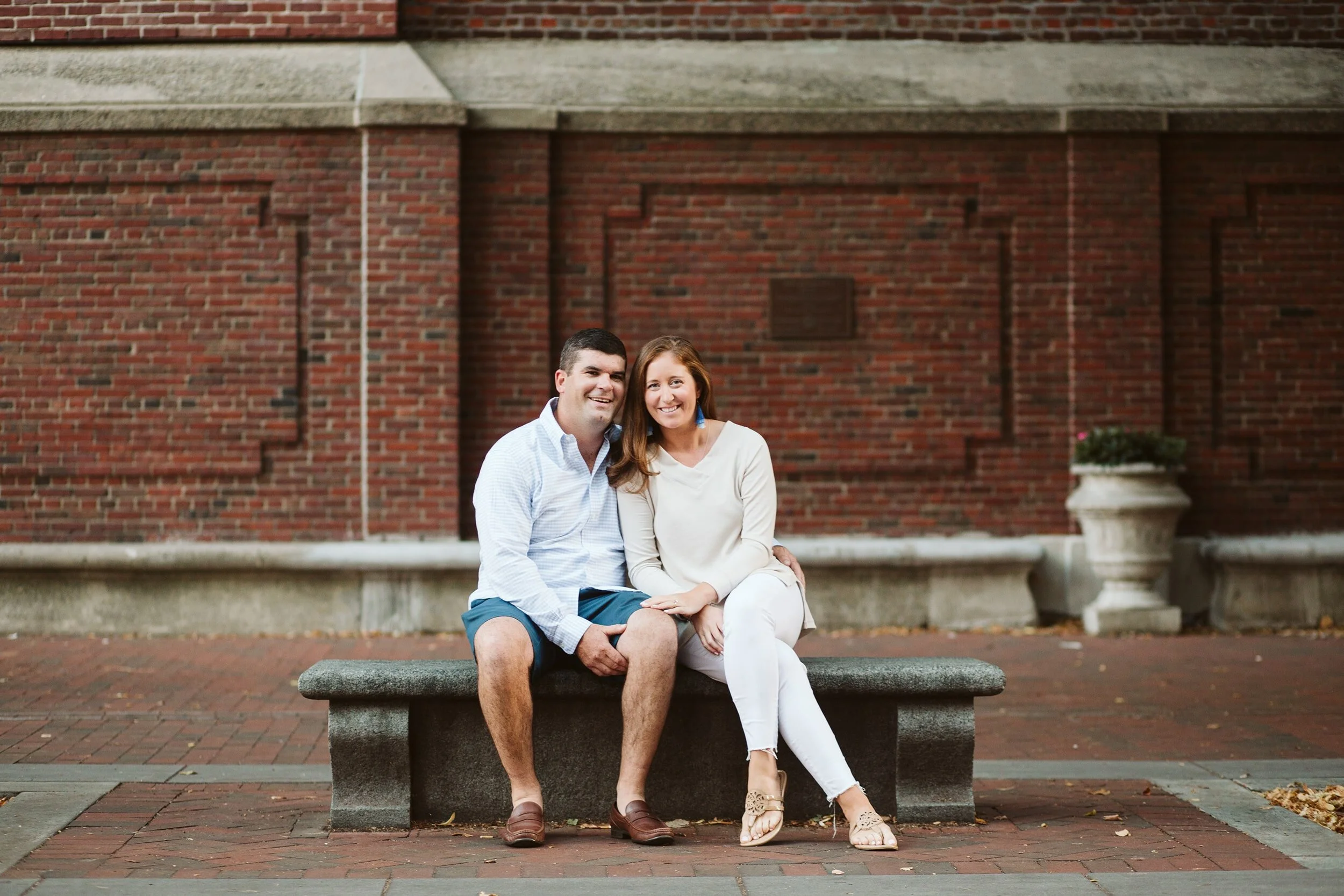Boston Waterfront Engagement — documentary wedding photograph