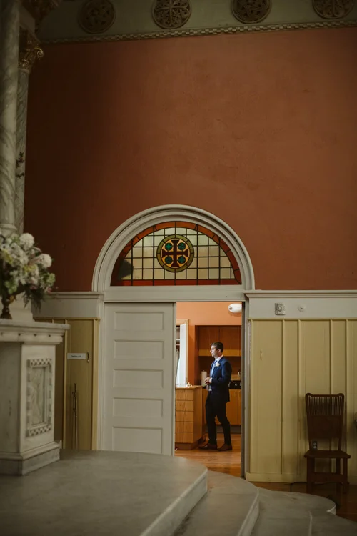 Boston Wedding Ceremony at St. Cecilia — documentary wedding photography