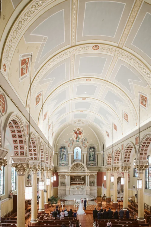 Boston Wedding Ceremony at St. Cecilia — wedding photograph