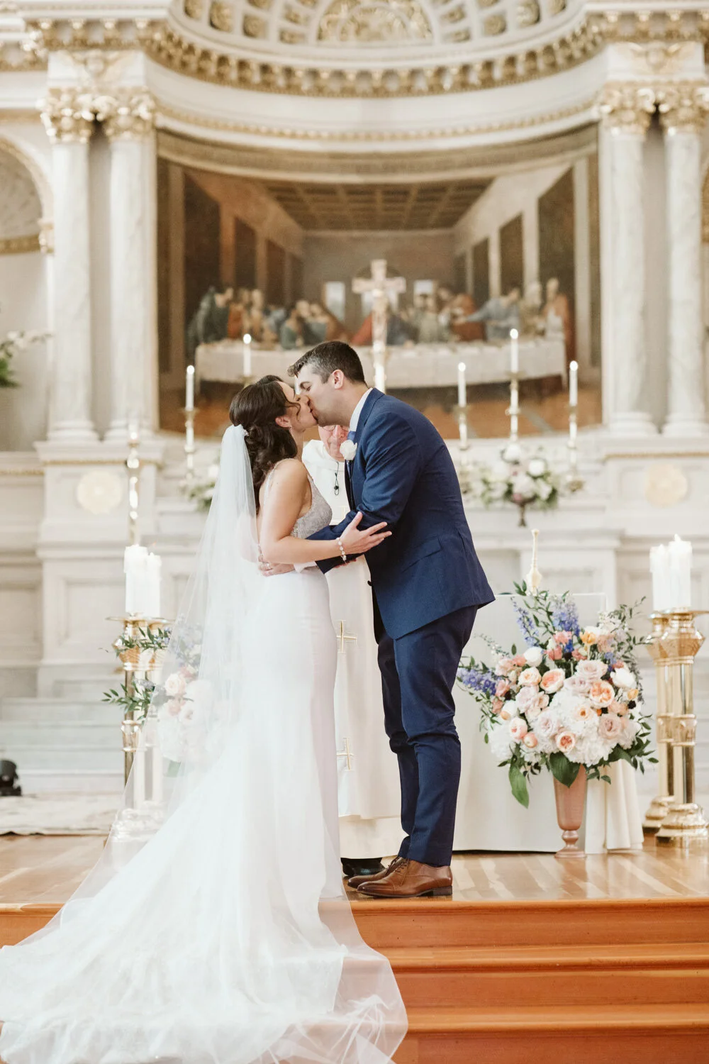 Boston Wedding Ceremony at St. Cecilia — wedding day photograph