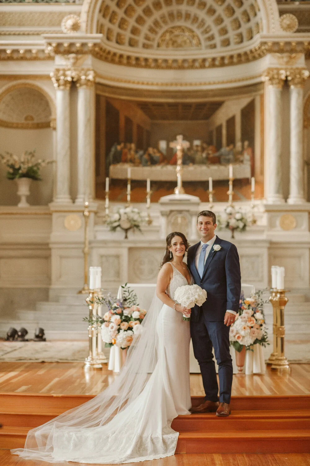 Boston Wedding Ceremony at St. Cecilia — wedding day photograph