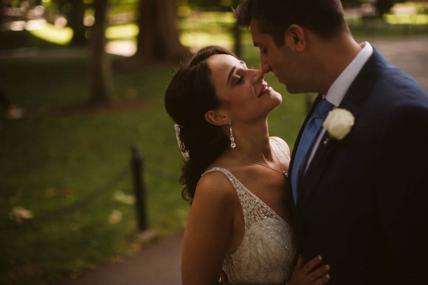 Boston Wedding Ceremony at St. Cecilia — documentary wedding photograph