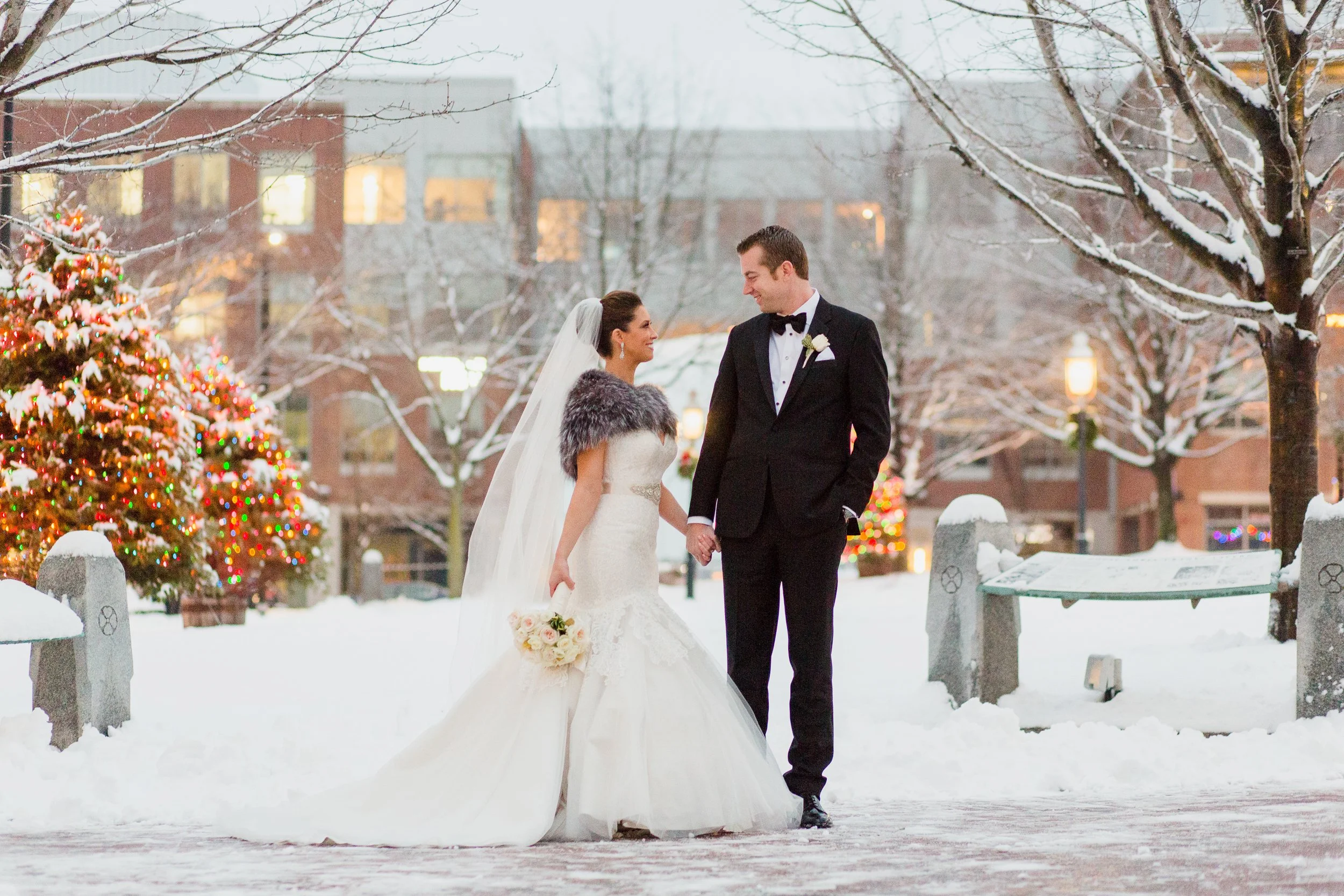 Boston Winter Weddings: 12 Reasons For A Snow-Dusted Celebration 5 Candid wedding moment in Boston, MA