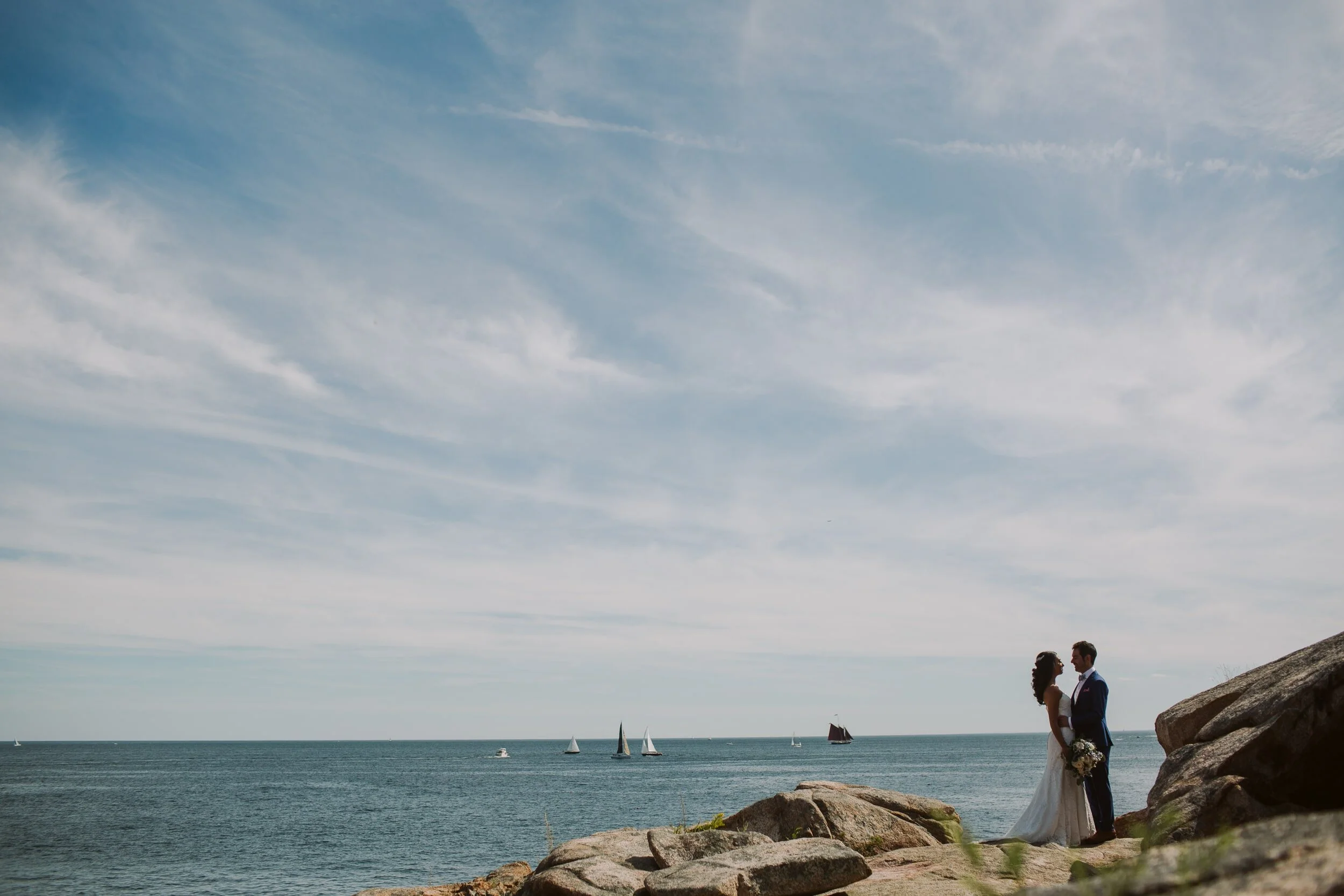 Castle Manor Inn — candid wedding moment