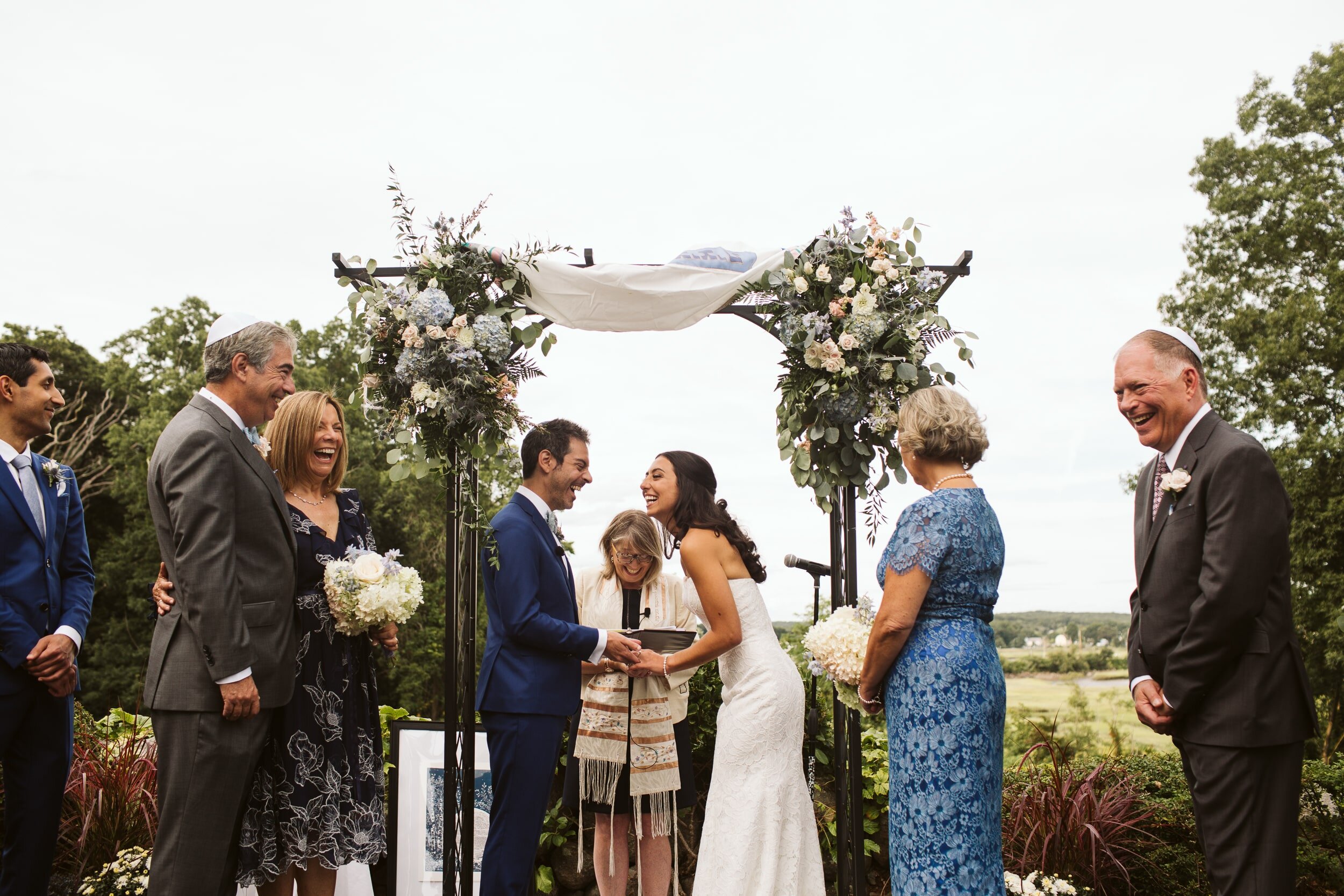 Castle Manor Inn — candid wedding moment
