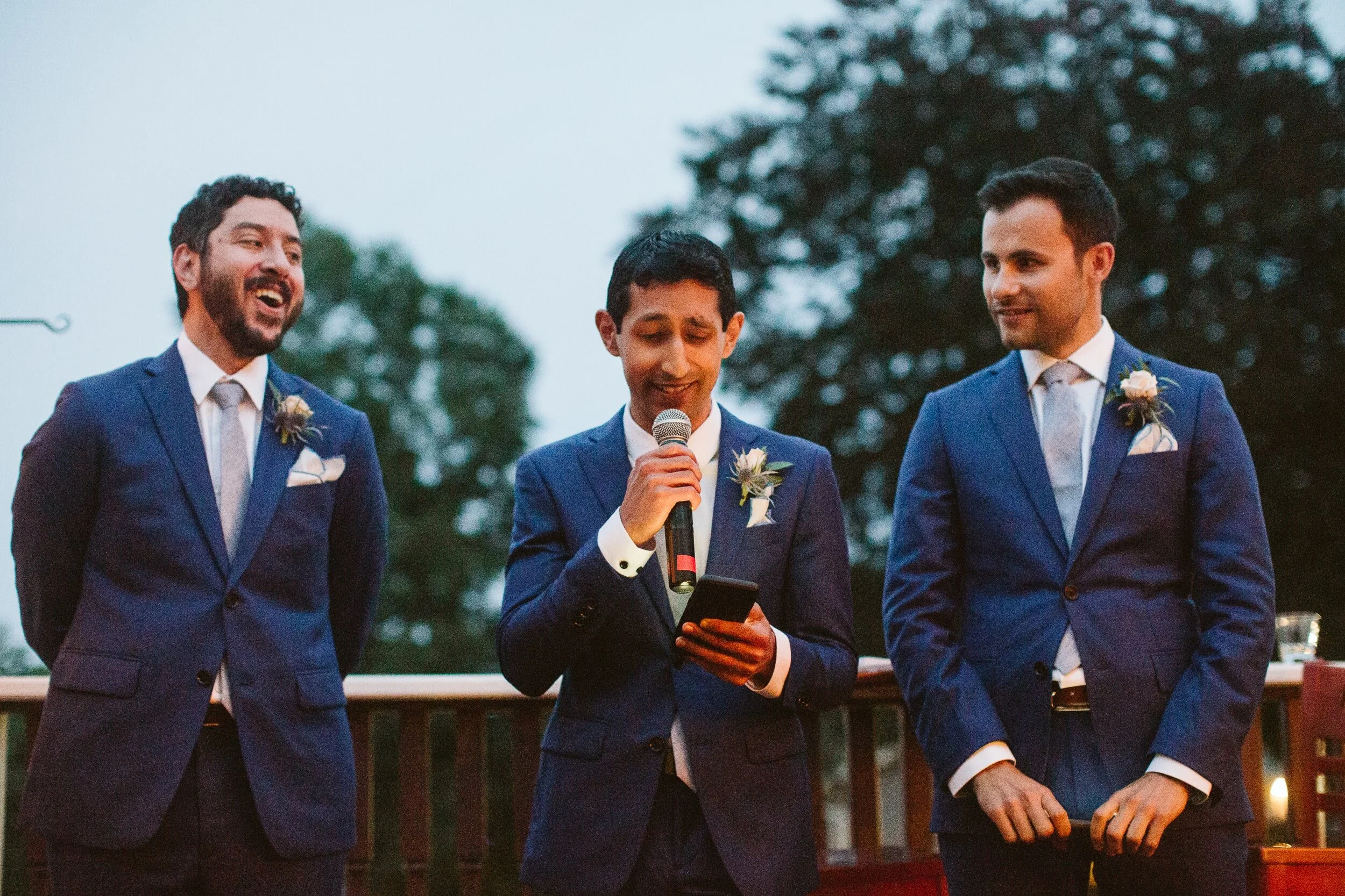 Castle Manor Inn — candid wedding moment
