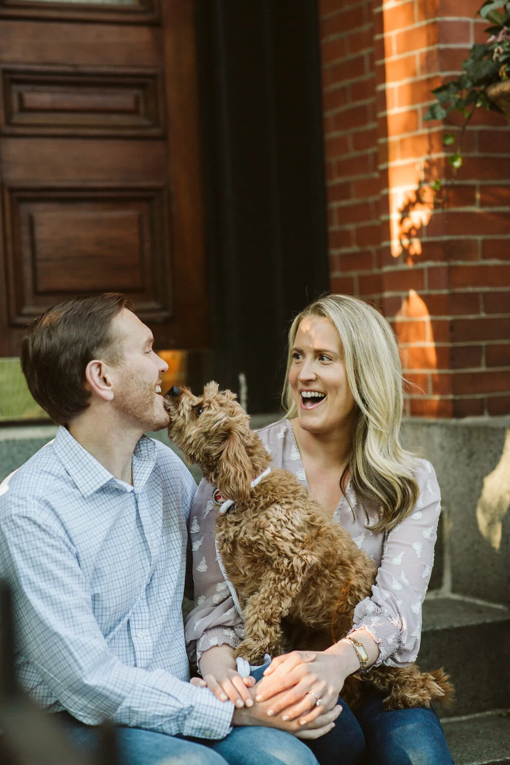 Charlestown Engagement — candid wedding moment