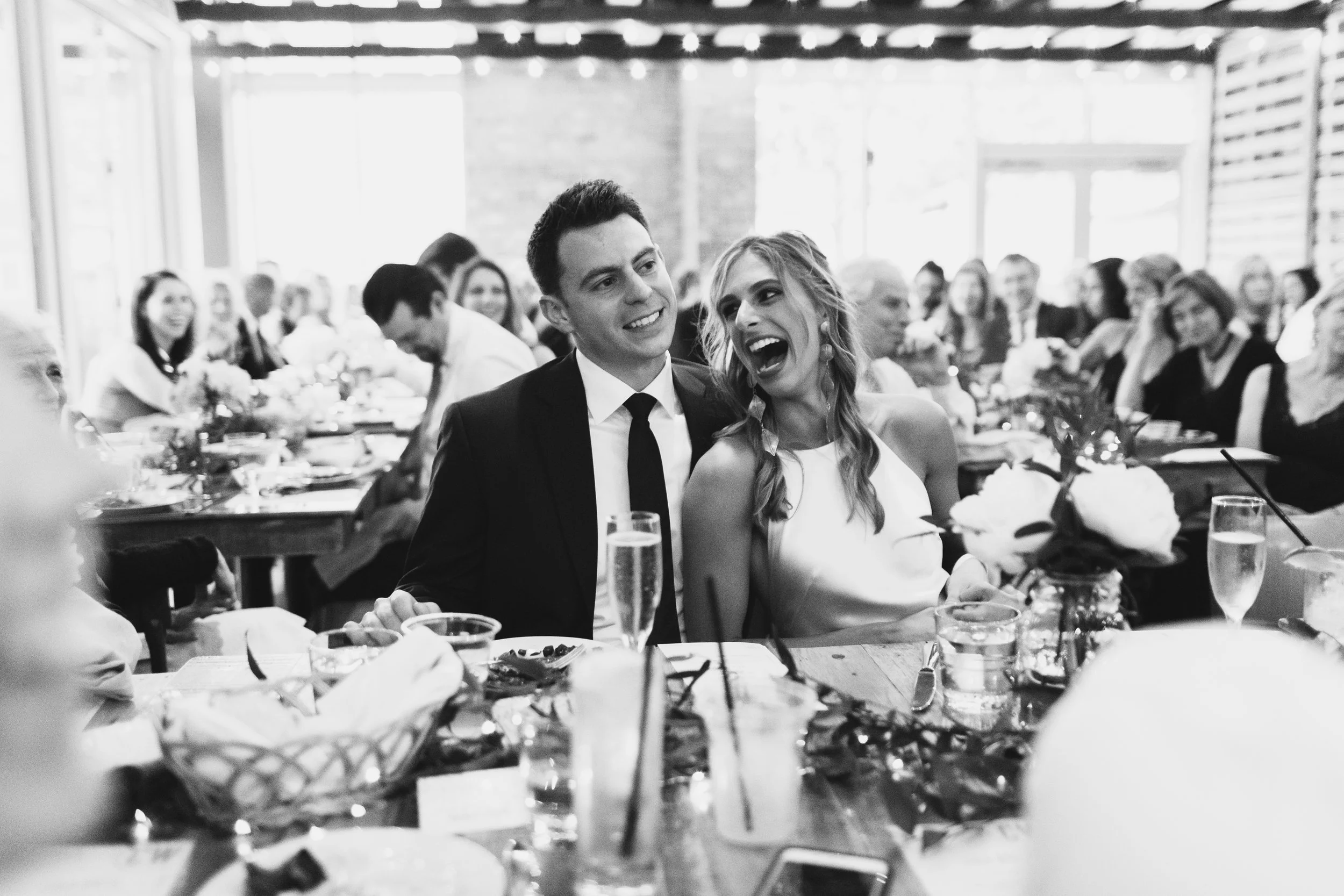 Commonwealth Restaurant Wedding Cambridge MA — candid wedding moment