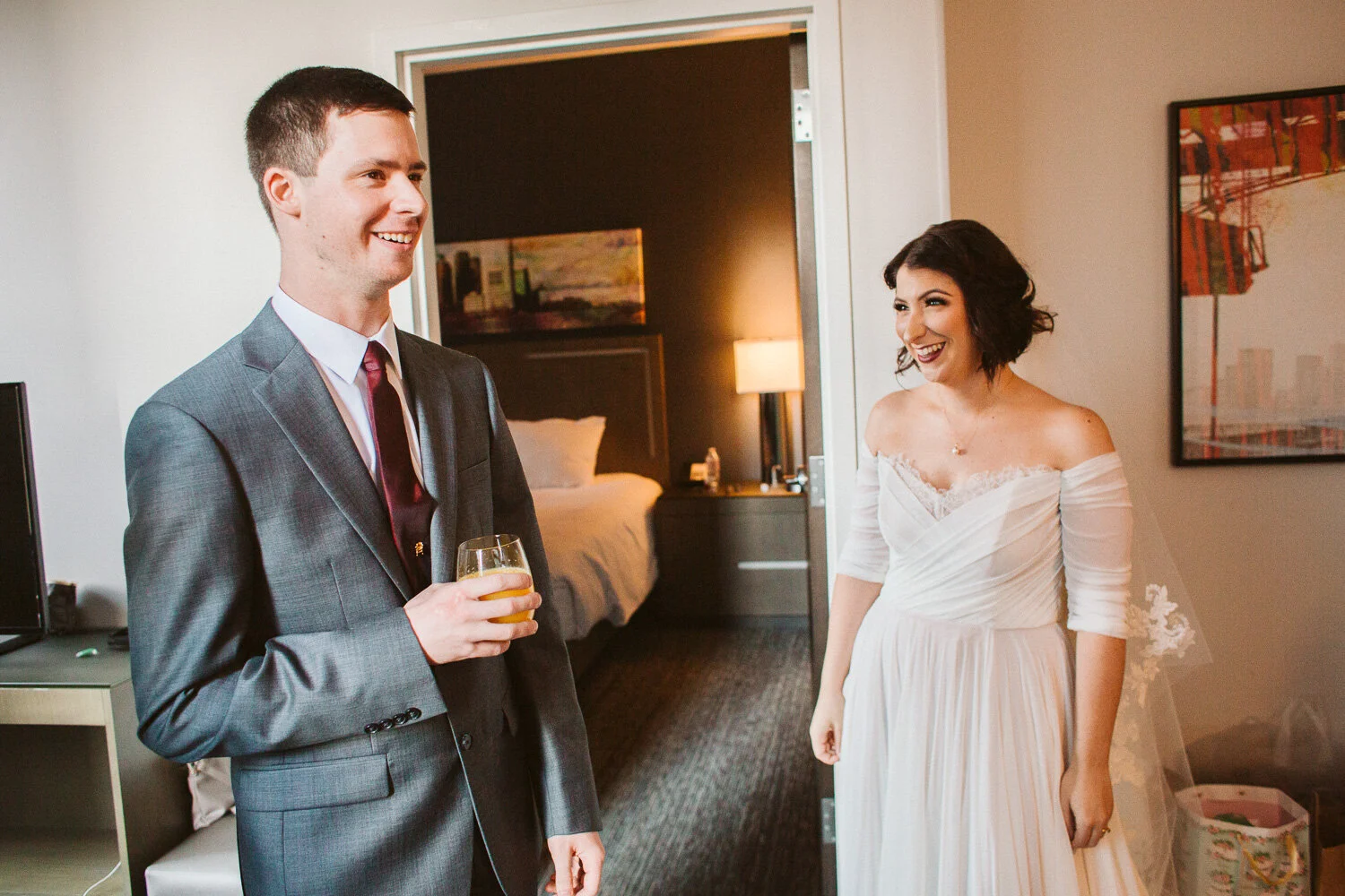 Corto Restaurant Wedding Jersey City — wedding photograph