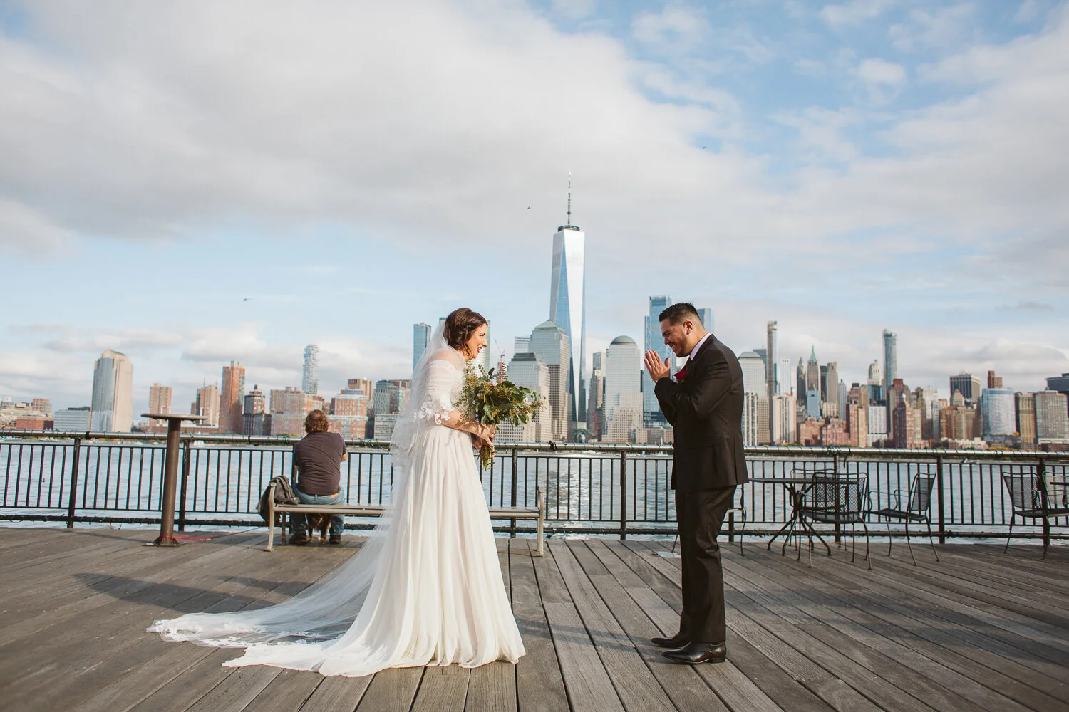 Corto Restaurant Wedding Jersey City — wedding photography by Mark Davidson