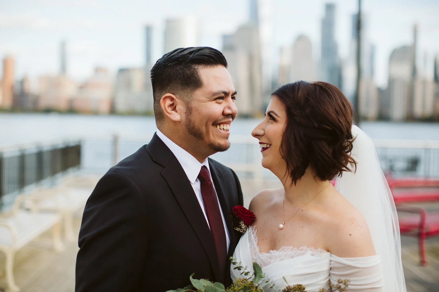 Corto Restaurant Wedding Jersey City — wedding day photograph