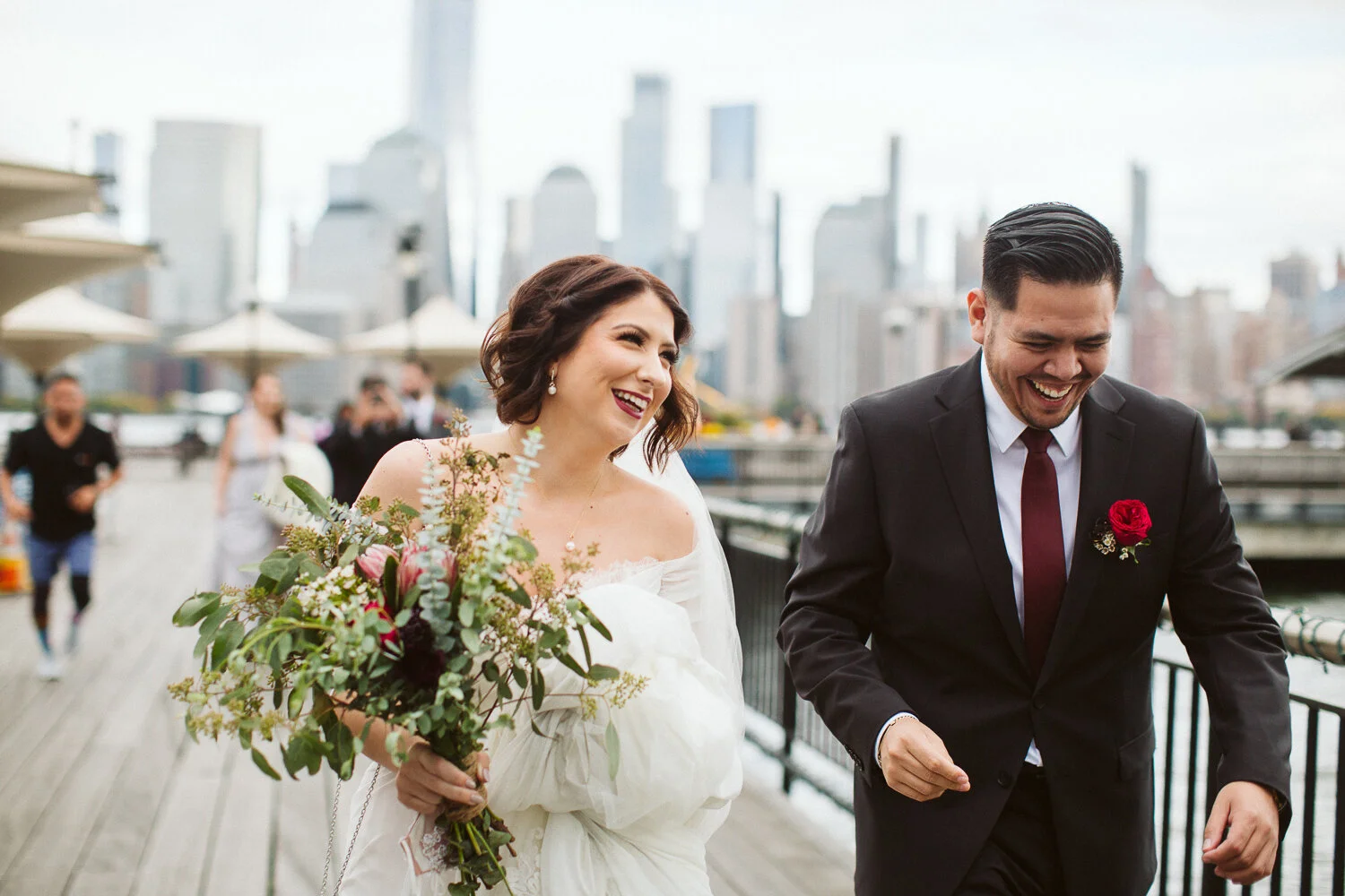 Corto Restaurant Wedding Jersey City — wedding photograph