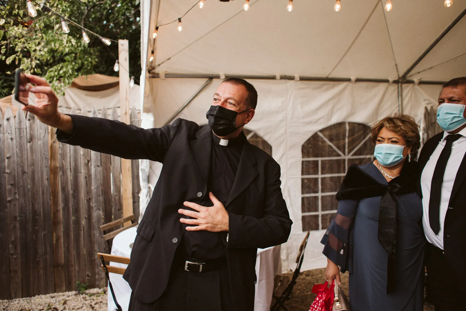 Corto Restaurant Wedding Jersey City — candid wedding moment