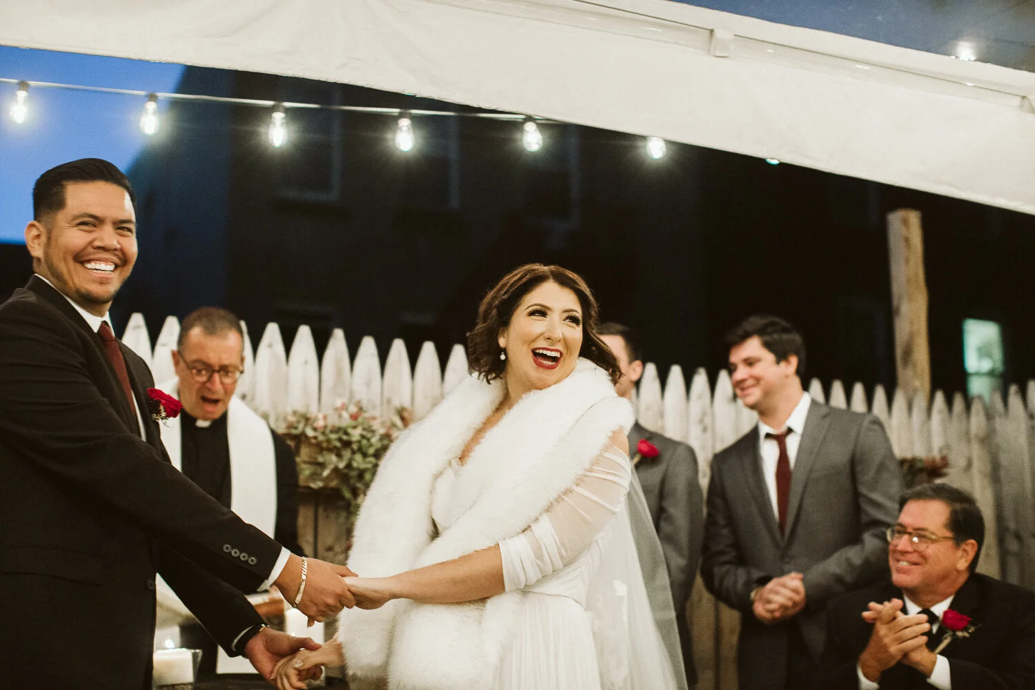 Corto Restaurant Wedding Jersey City — wedding day photograph