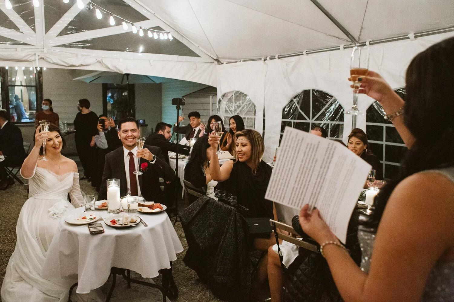 Corto Restaurant Wedding Jersey City — documentary wedding photograph