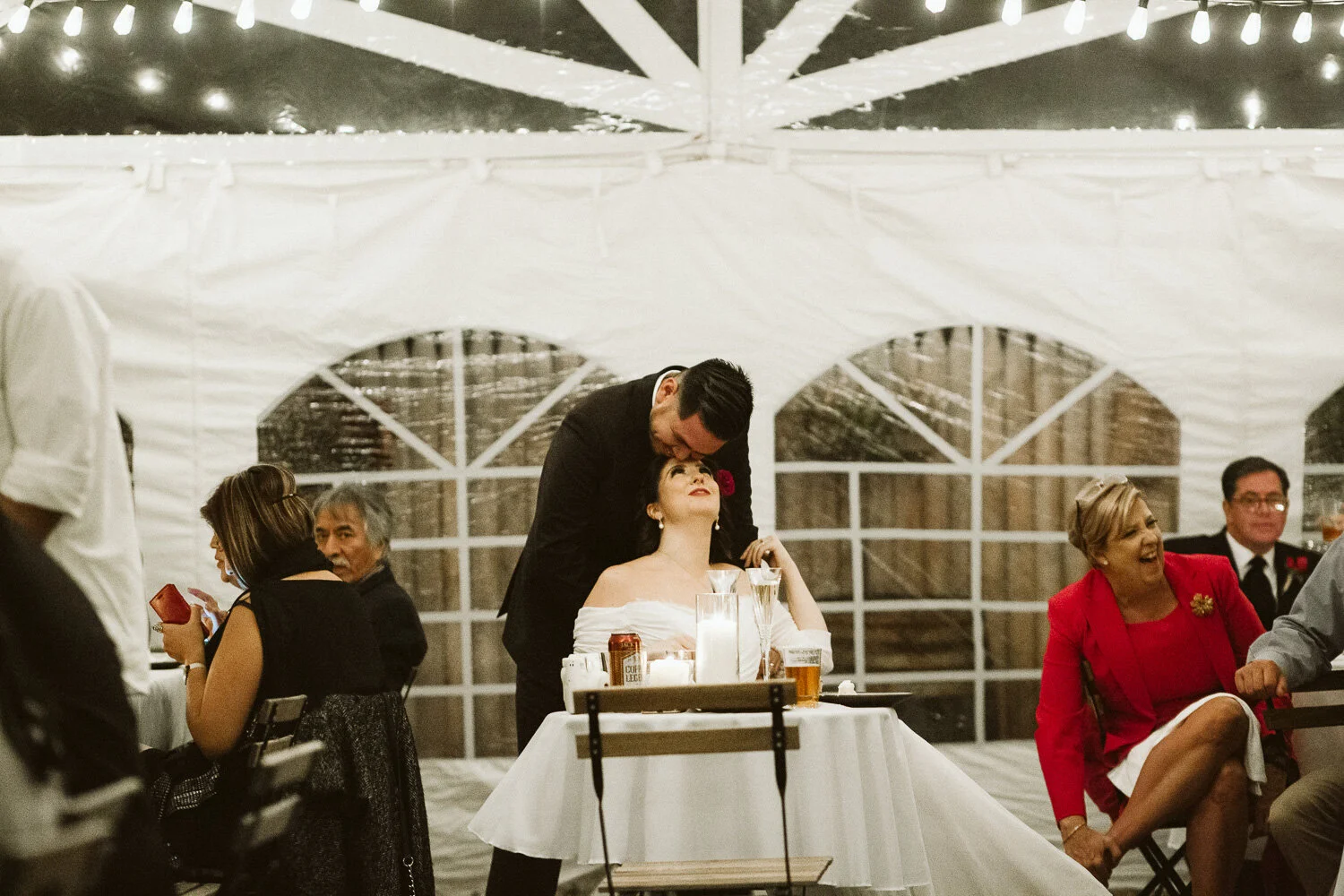 Corto Restaurant Wedding Jersey City — candid wedding moment