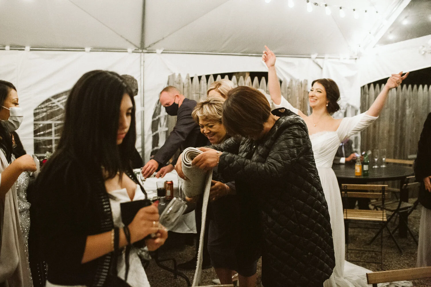 Corto Restaurant Wedding Jersey City — documentary wedding photograph