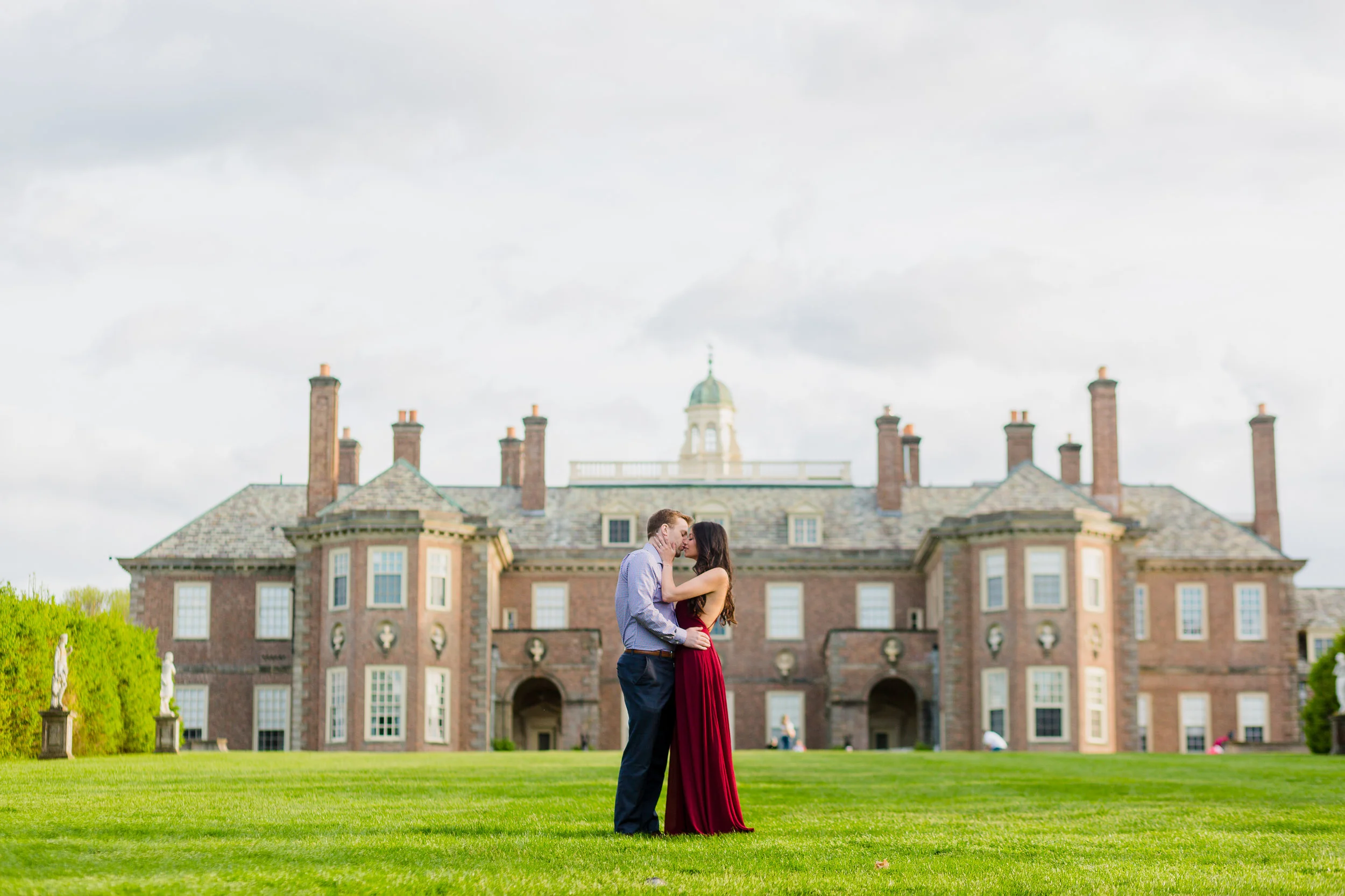 Crane Estate Engagement Photos 4 Crane Estate Engagement — candid wedding moment