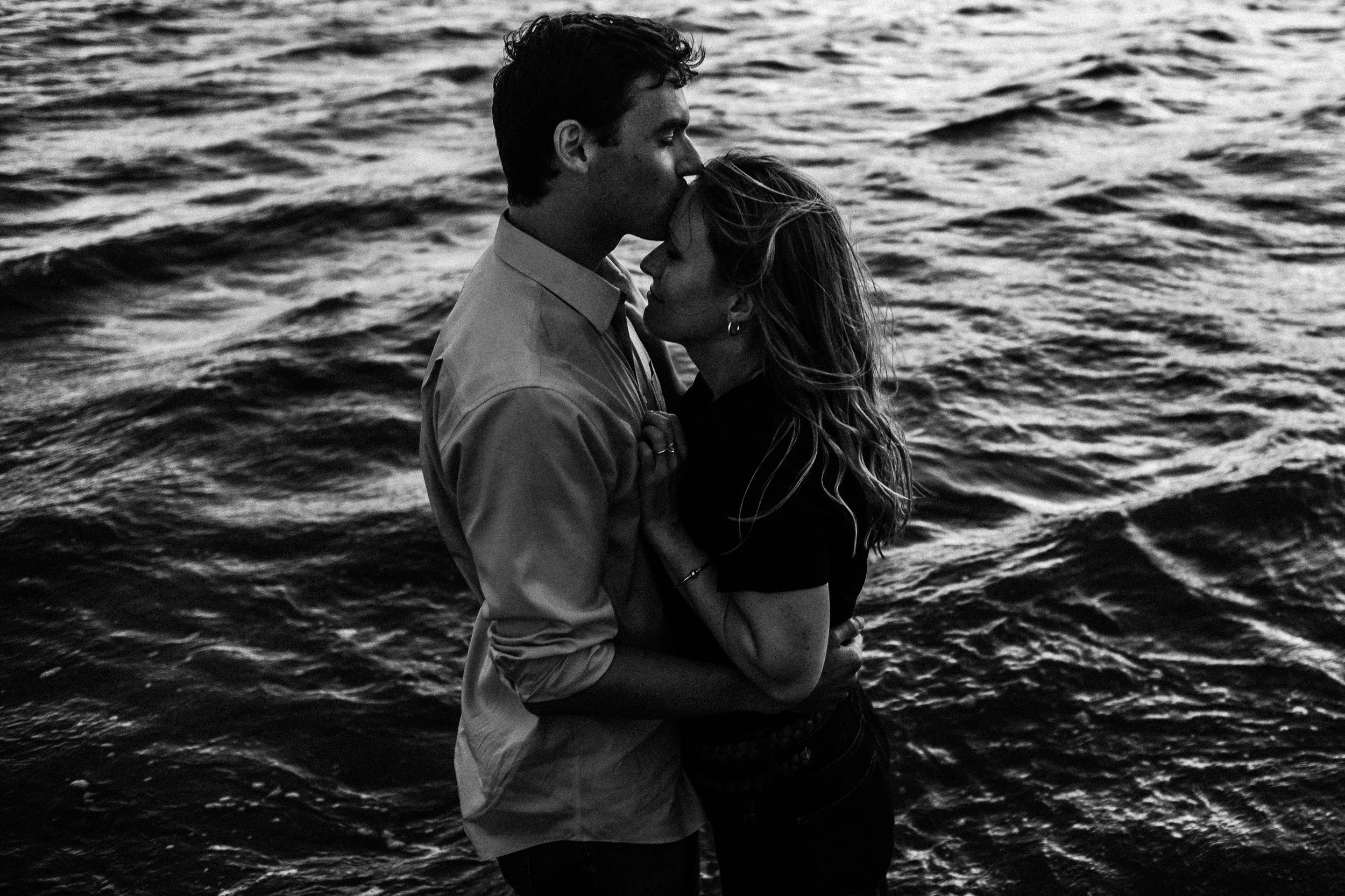 Playful Duxbury Beach Engagement — wedding day photograph