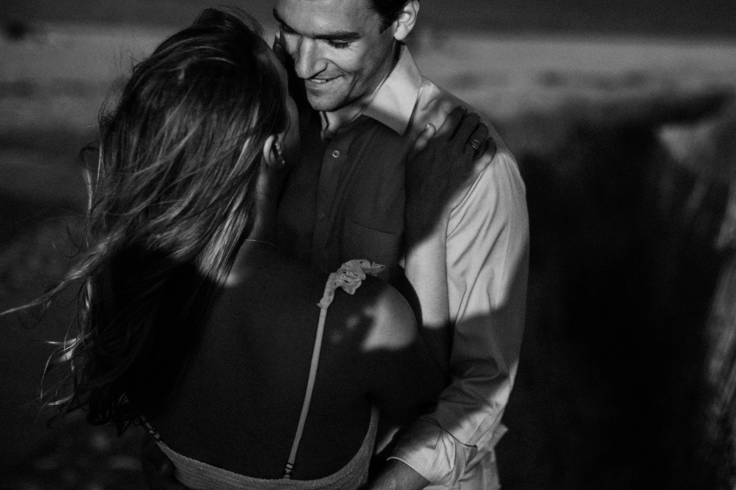 Playful Duxbury Beach Engagement — wedding photograph