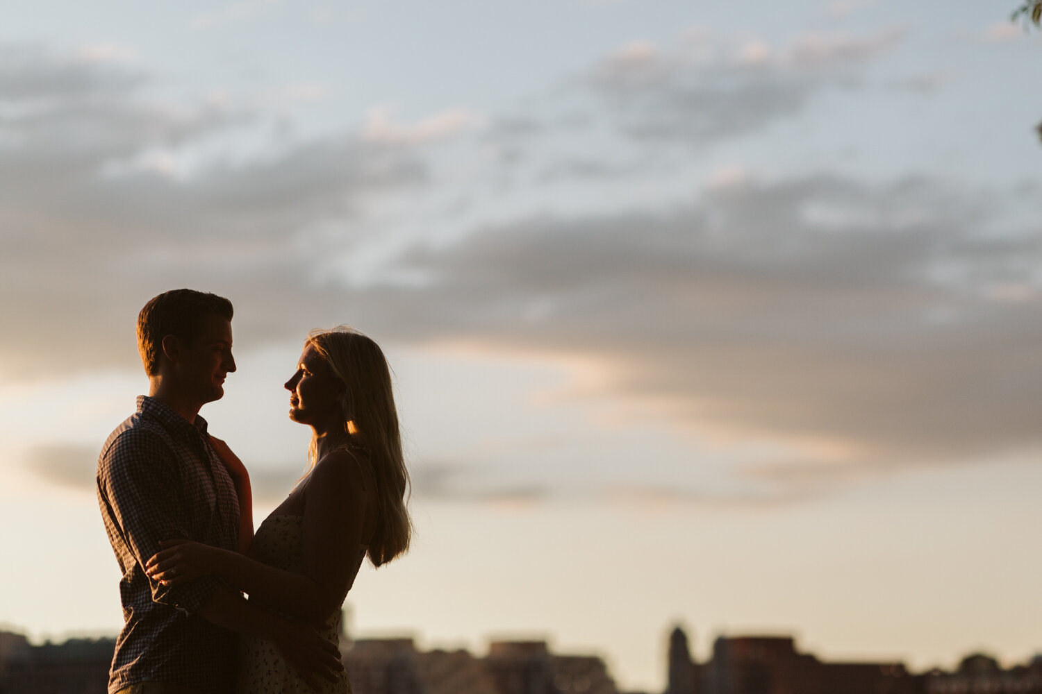 Engagement Photos on The Esplanade — documentary wedding photography