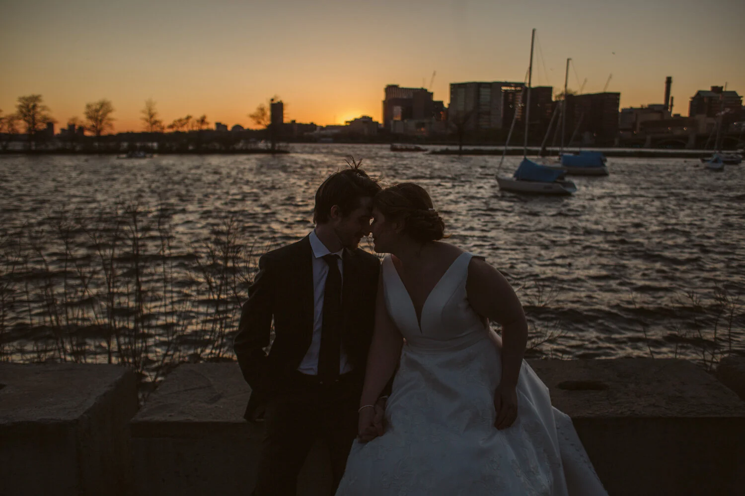 Esplanade — documentary wedding photograph
